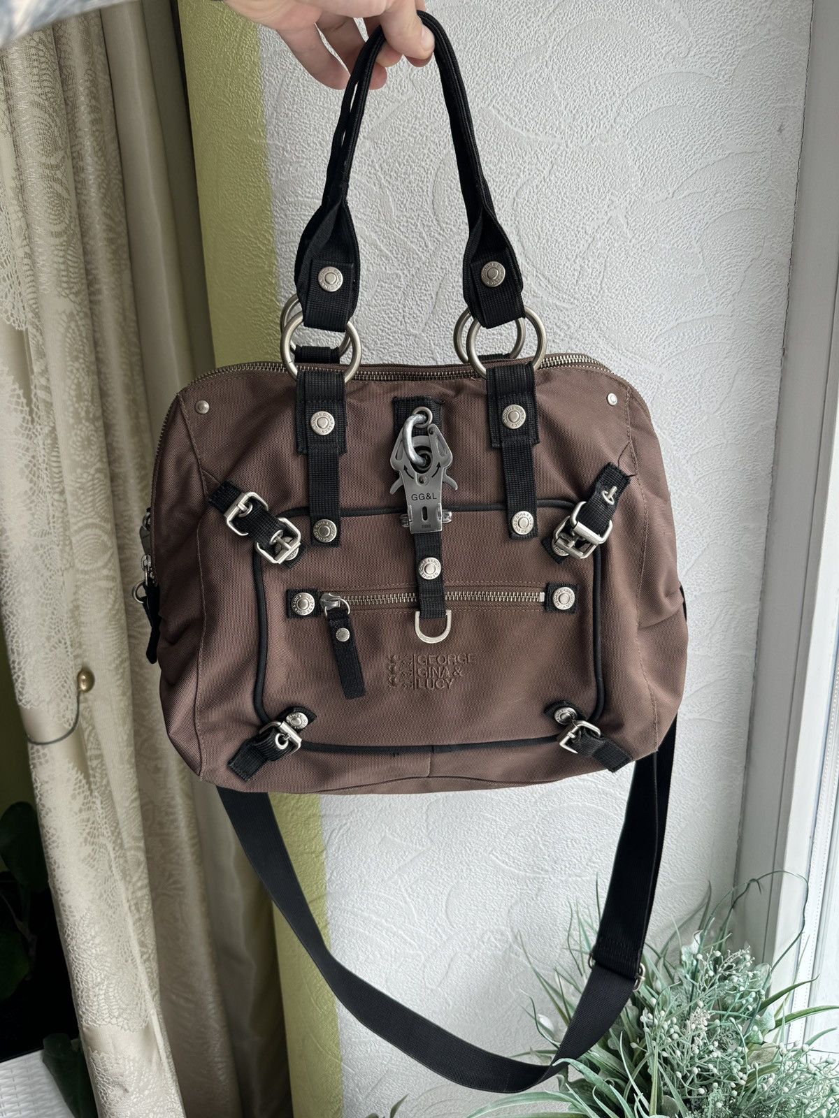 George Gina & Lucy Vintage George Gina Lucy GGL Crossbody Shoulder Bag Brown Size ONE SIZE - 4 Thumbnail