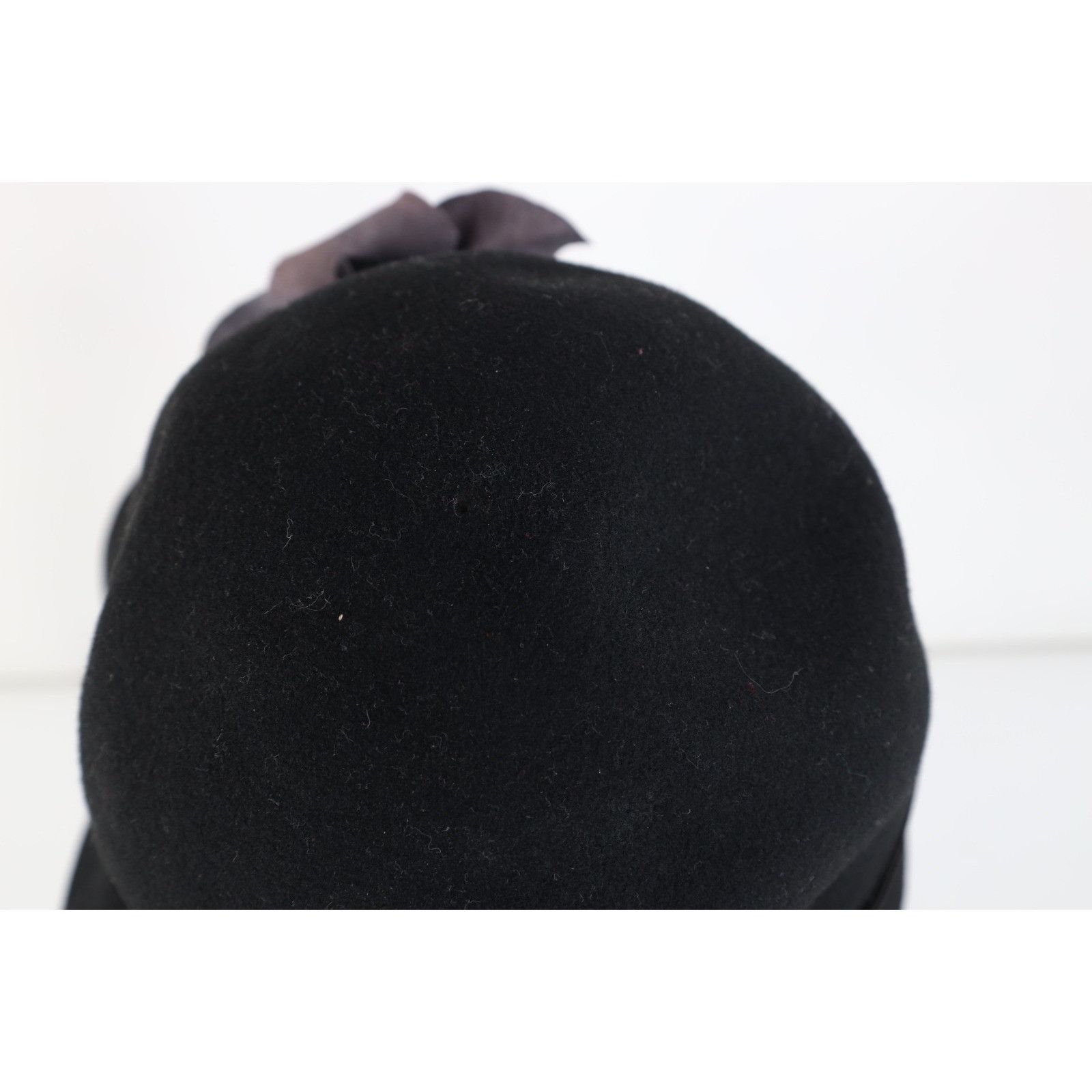 Vintage Vintage 50s Streetwear Felt Wool Flower Band Cloche Hat Cap Size ONE SIZE - 5 Thumbnail