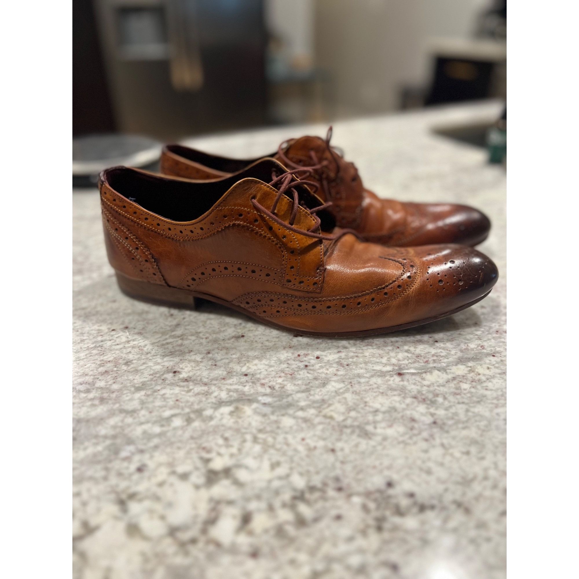 Ted Baker Ted Baker Gryene Derby Dress Shoes - Size 10 Size US 10 / EU 43 - 2 Thumbnail