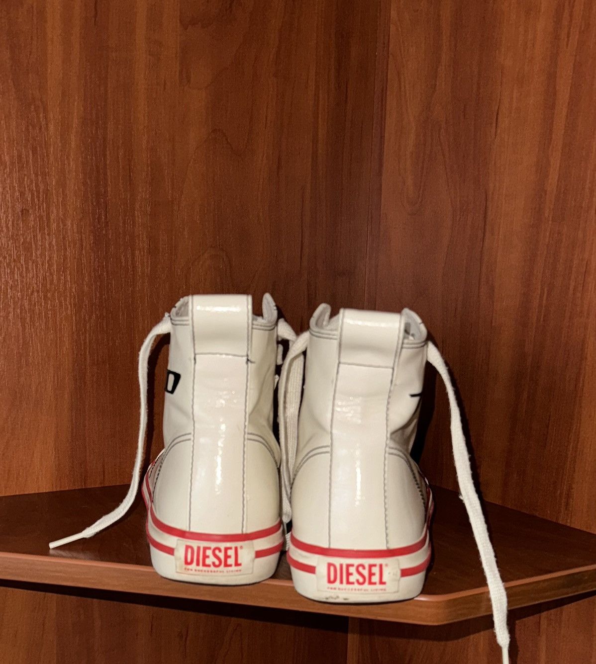 Diesel Diesel US8.5 EUR39 S-ATHOS MID W high top sneaker shoes y2k Size US 8.5 / IT 38.5 - 15 Thumbnail