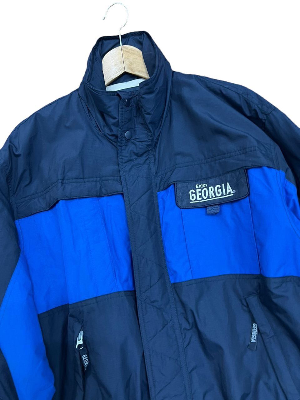 Vintage Enjoy Georgia Coffee Bomber Jacket Size US L / EU 52-54 / 3 - 3 Thumbnail