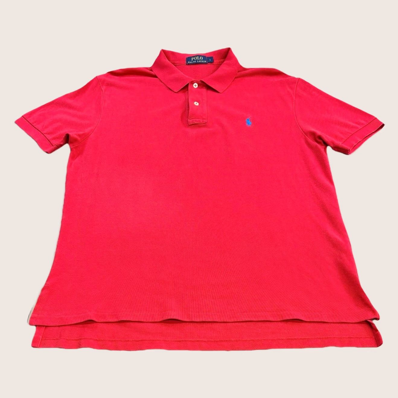 Ralph Lauren Ralph Lauren polo shirt Large Mens Red Short Sleeve Top Summer Polo Horse Green? Size US L / EU 52-54 / 3 - 1 Thumbnail