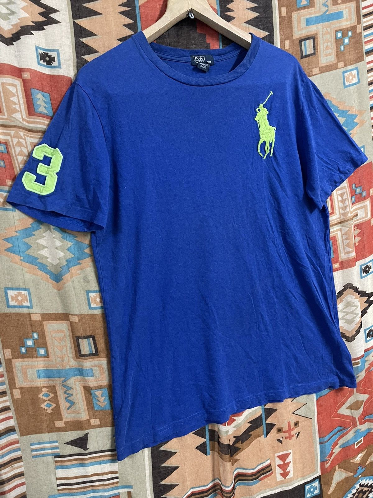 Polo Ralph Lauren × Vintage Vintage Polo Ralph Lauren T shirt XL fit L Big Pony Size US L / EU 52-54 / 3 - 5 Thumbnail