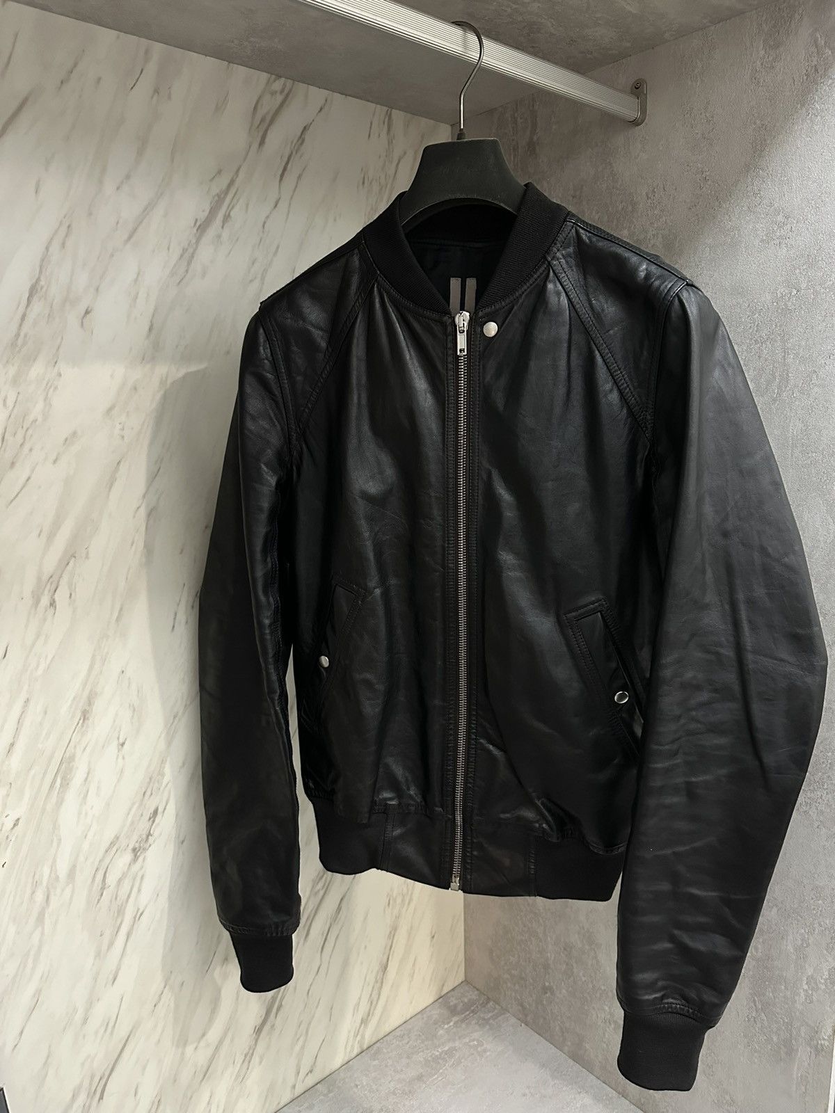 Rick Owens Rick Owens FW20 leather jacket Size US M / EU 48-50 / 2 - 9 Thumbnail