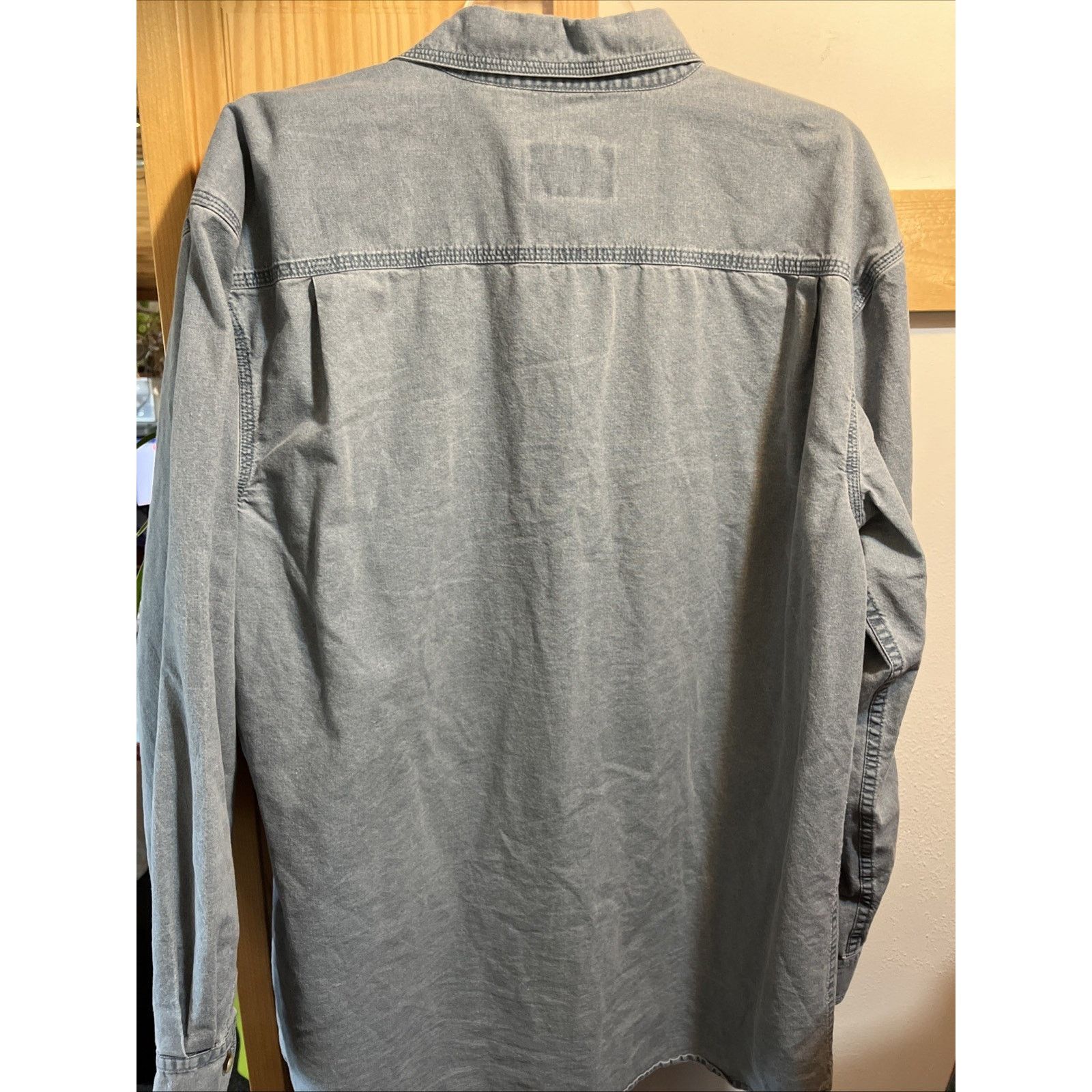 Redhead Redhead VTG Shirt Men’s L Blue Canvas Long Sleeve Button Size US L / EU 52-54 / 3 - 8 Thumbnail