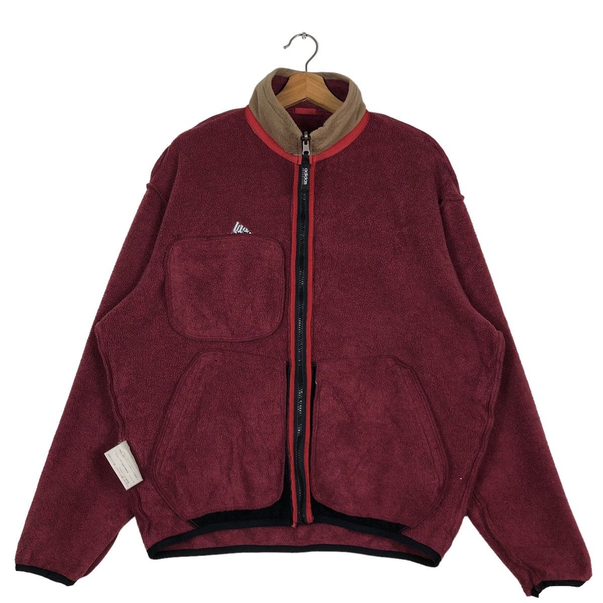 Adidas 🔥Vintage Adidas Bomber Jacket Fleece Big Logo Size US M / EU 48-50 / 2 - 16 Thumbnail