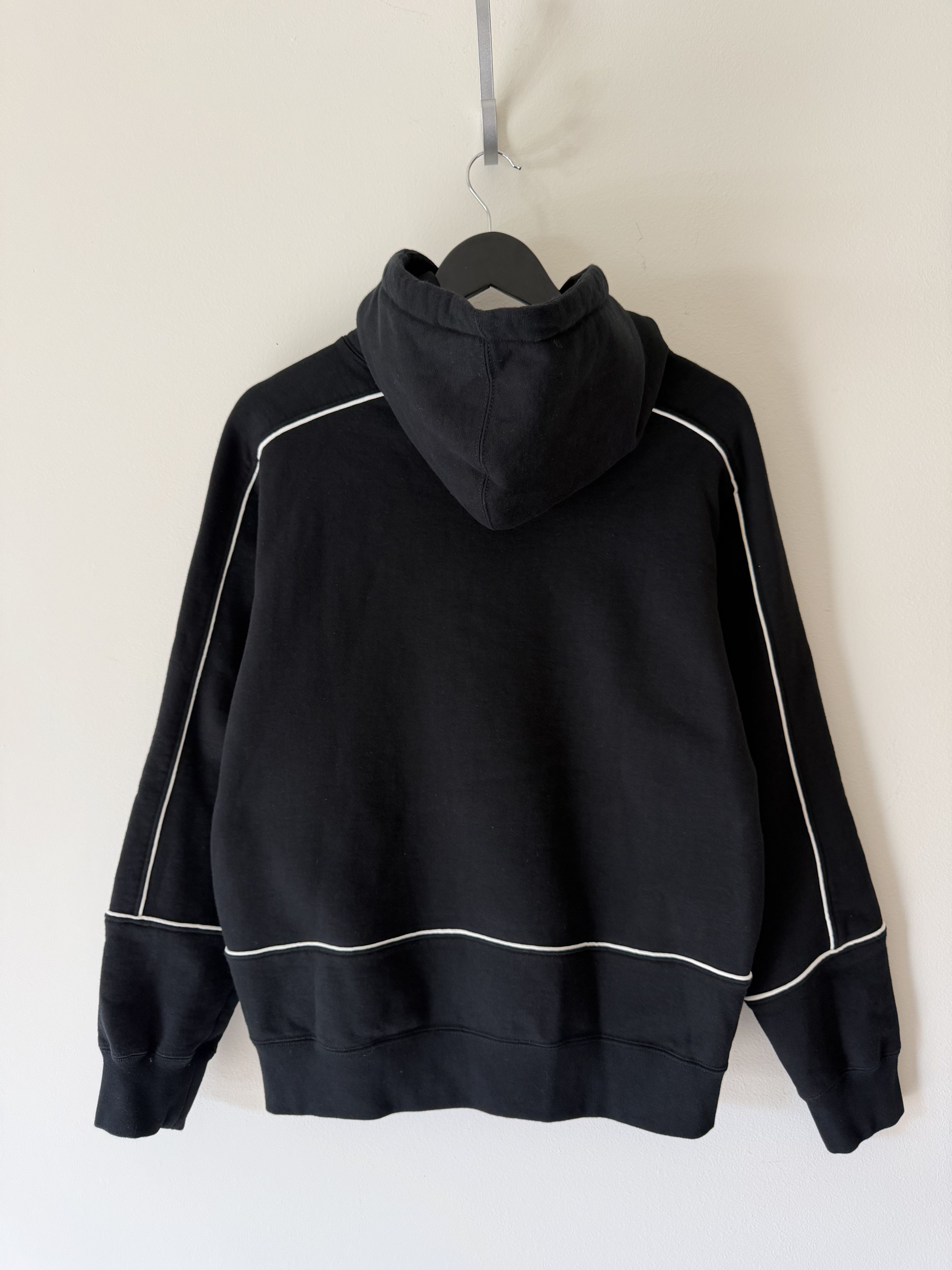 Supreme Supreme SS18 Piping Hoodie in Black Size US S / EU 44-46 / 1 - 5 Thumbnail
