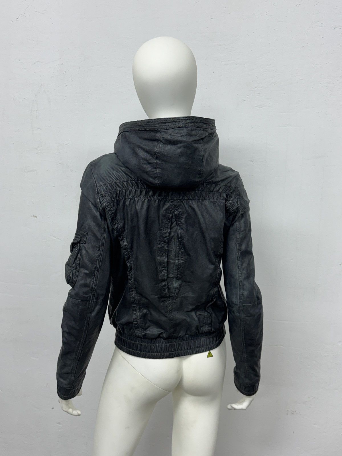 Japanese Brand Vintage Real Leather Avant Garde y2k Jacket Size M / US 6-8 / IT 42-44 - 3 Thumbnail