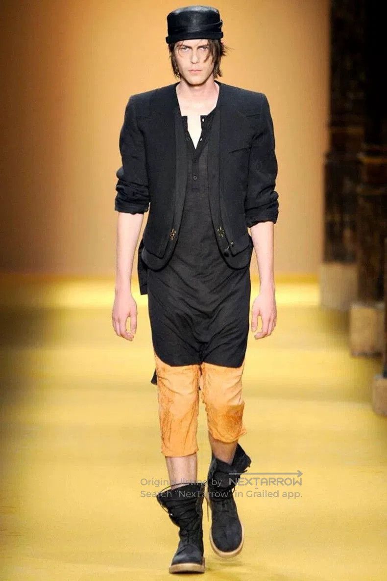 Ann Demeulemeester Ann Demeulemeester 2012SS Jacquard Collarless Jacket. Size US XXS / EU 40 - 1 Thumbnail