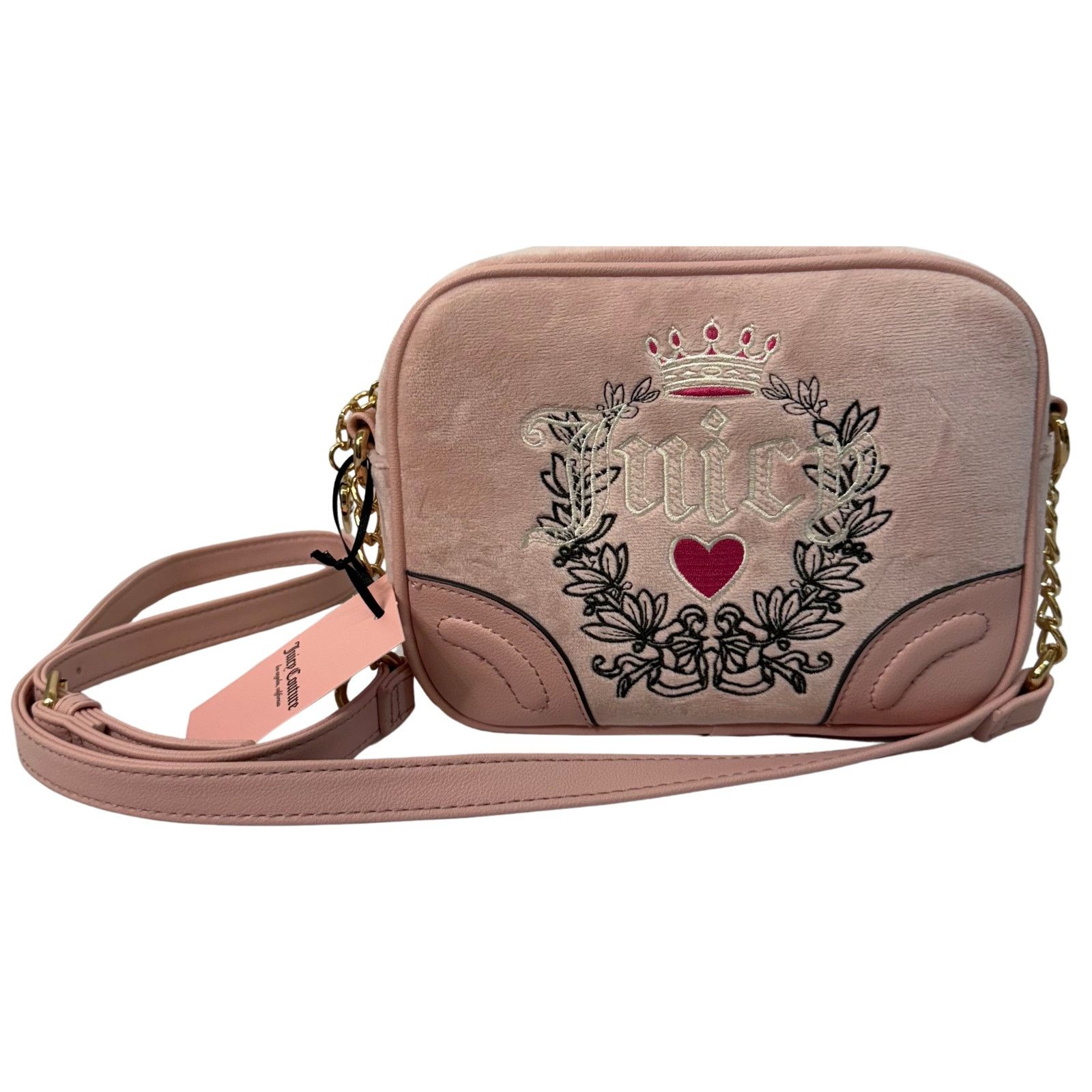 Juicy Couture Juicy Couture Pink Diamond Heritage Crossbody Bag Size ONE SIZE - 1 Thumbnail
