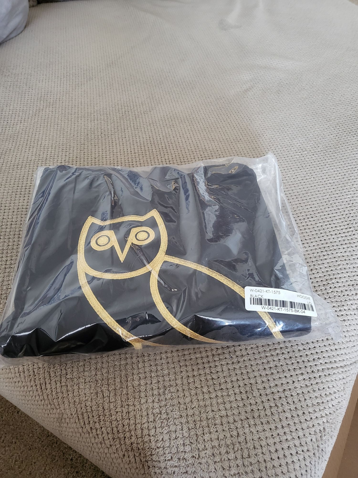 image of Octobers Very Own Women's OG Owl Hoodie in Black (Size Large)