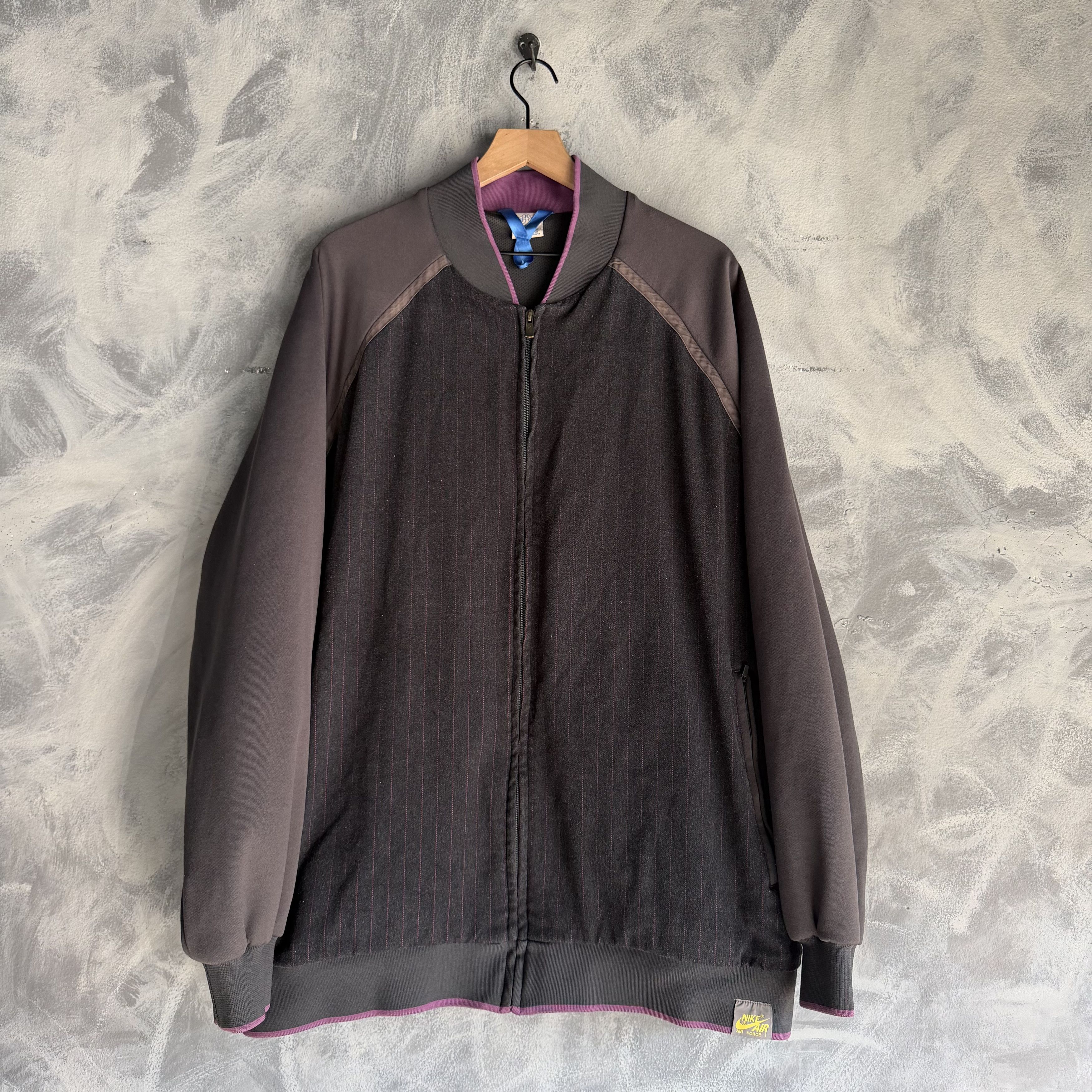 Nike Nike Jacket BRS Products Blue Ribbon Sports Men's XL Gray Size US XL / EU 56 / 4 - 1 Thumbnail