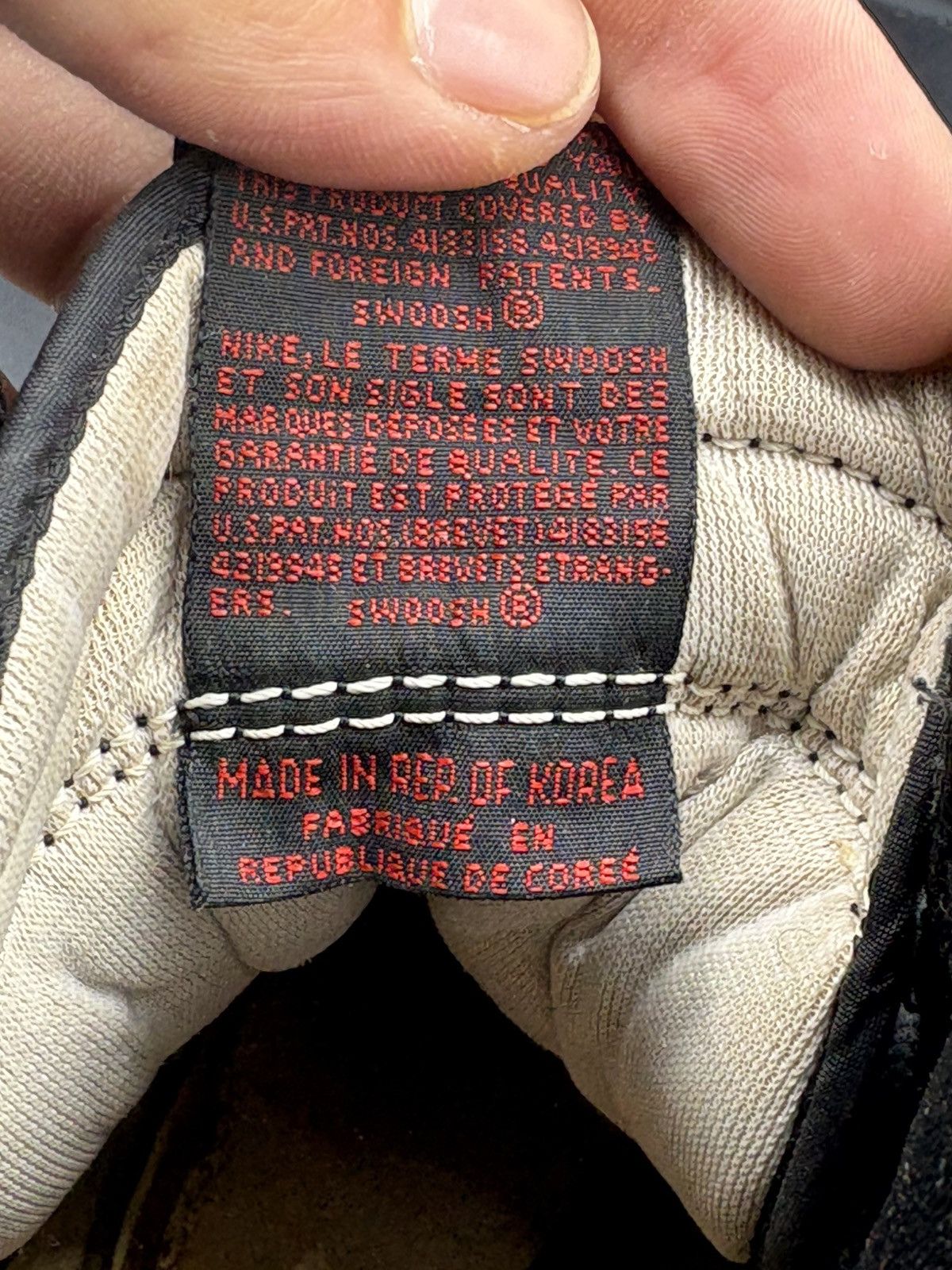 Jordan Brand 1985 Original Nike Air Jordan 1 Black Red BANNED (OFFER) Size US 9 / EU 42 - 18 Thumbnail