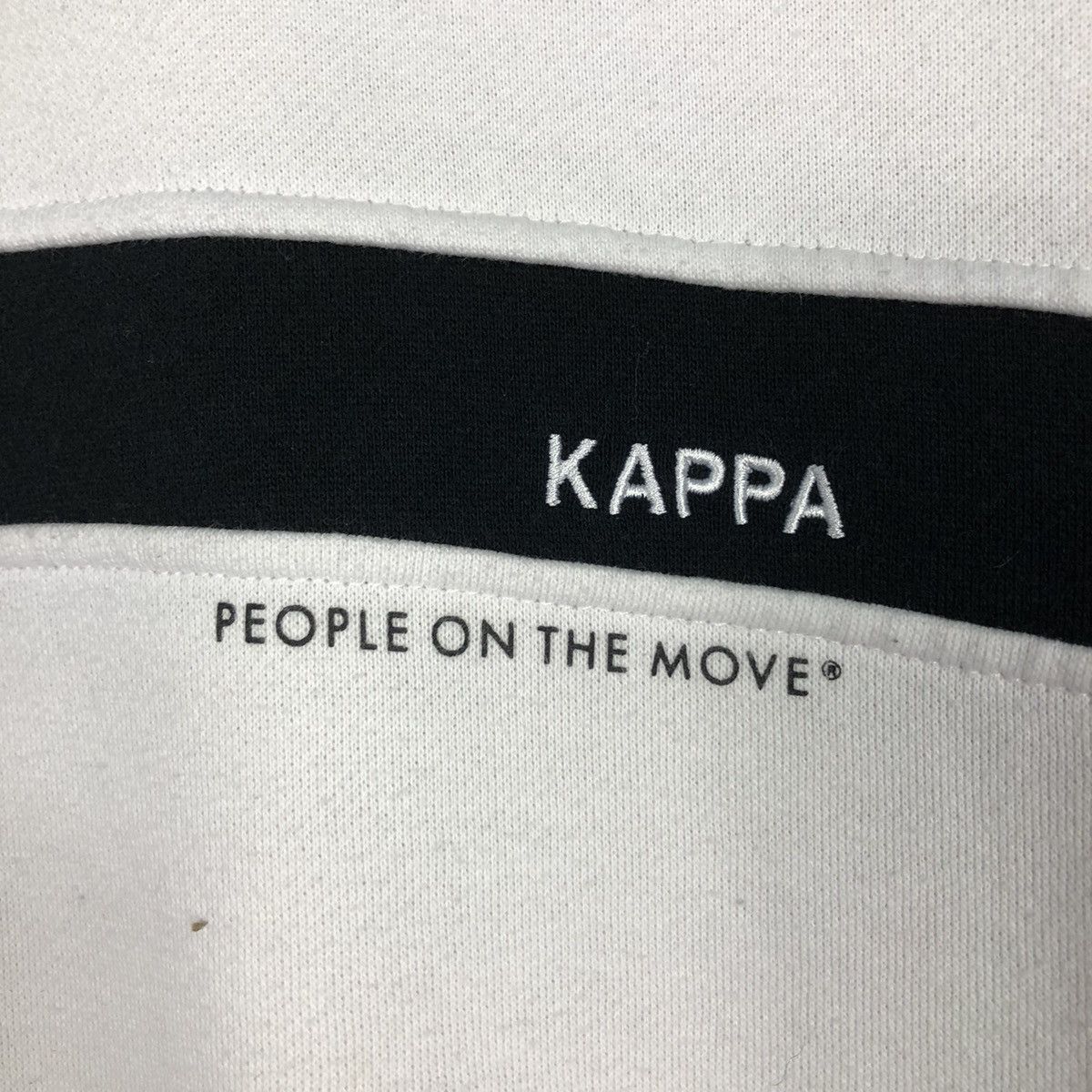 Japanese Brand Vintage Kappa Big Fit Sweat Black Chest Stripe, Minimal Logo Size US M / EU 48-50 / 2 - 13 Thumbnail