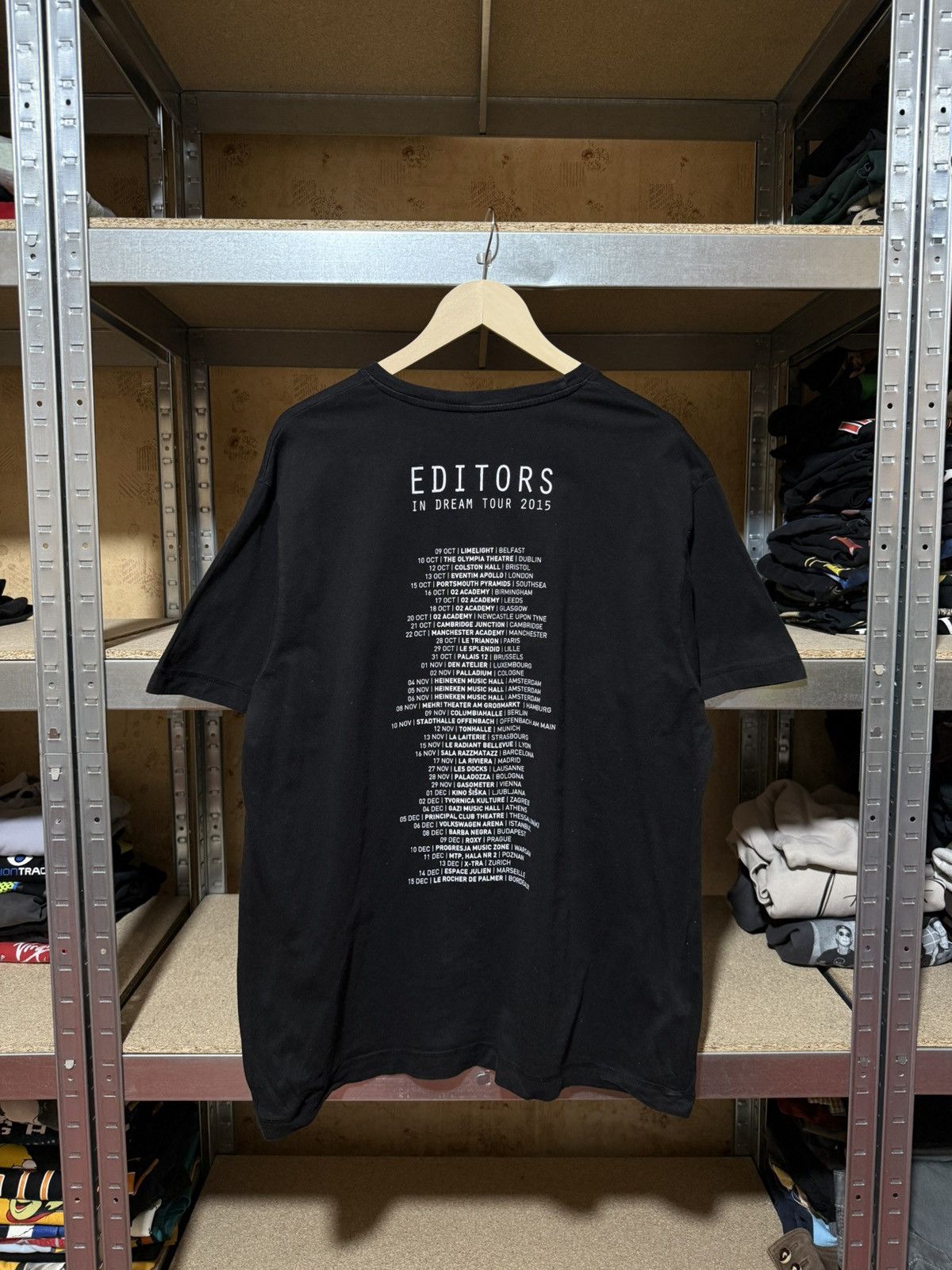 Band Tees × Vintage Vintage Rock Band Editors In Dream Tour 2015 T-Shirt Y2K Size US XXL / EU 58 / 5 - 2 Thumbnail
