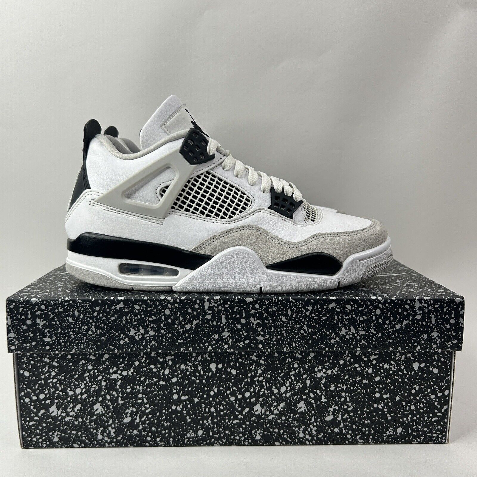 Nike Nike Air Jordan 4 Retro “Military Black White Grey” 2024 Size US 8 / EU 41 - 4 Thumbnail