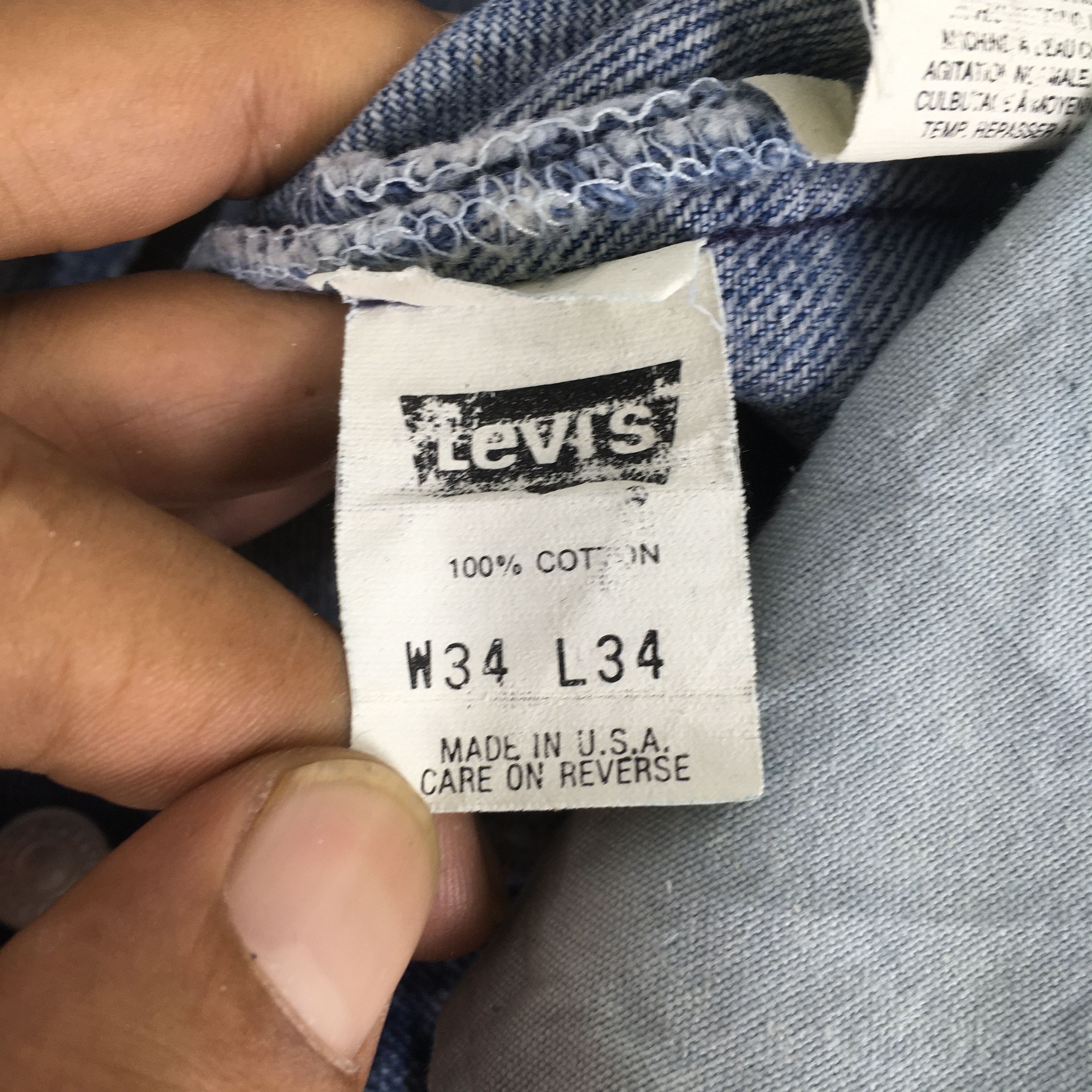 Levi's Size 32x29 Vintage 90s Levi's 501 Light Washed Jeans S969 Size US 32 / EU 48 - 15 Thumbnail