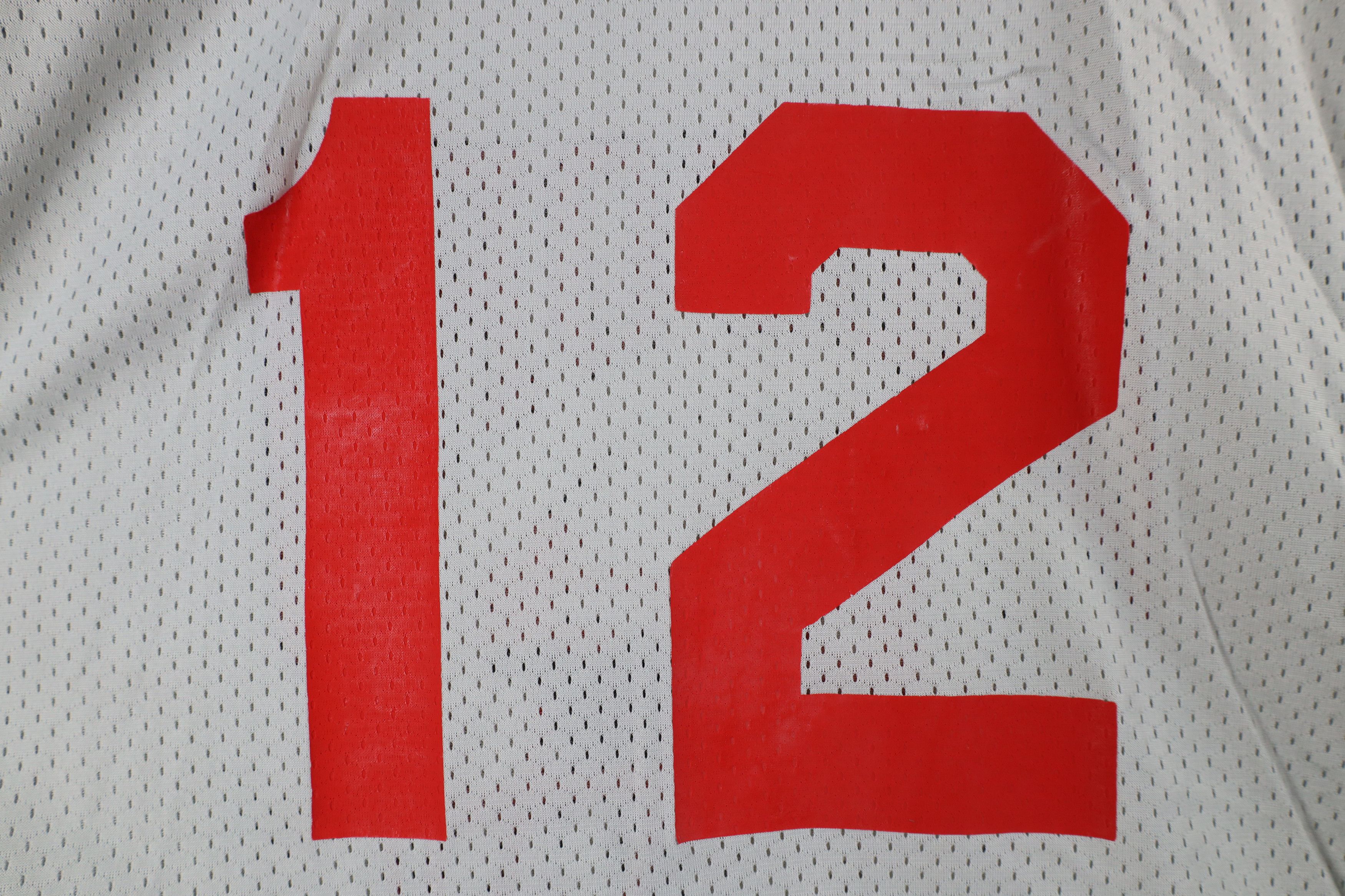 Vintage Vintage 90s Bedford Football Mesh Football Jersey Gray USA Size US XL / EU 56 / 4 - 10 Thumbnail