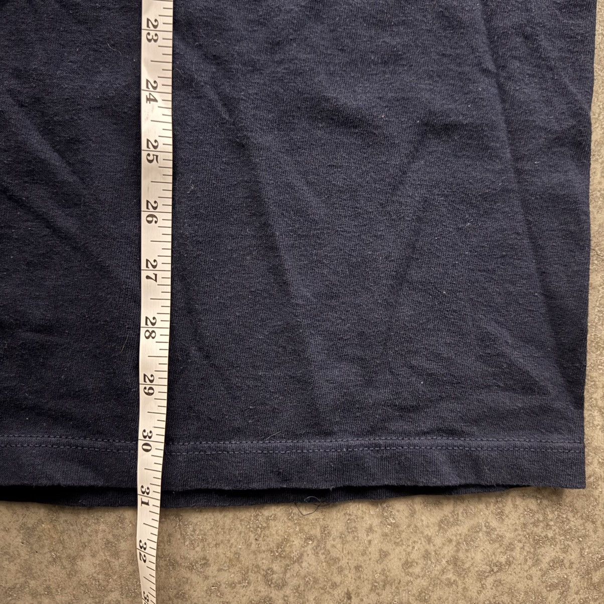Tommy Hilfiger Vintage 90s Tommy Jeans Navy Flag Logo T-Shirt Size Large Size US L / EU 52-54 / 3 - 5 Thumbnail