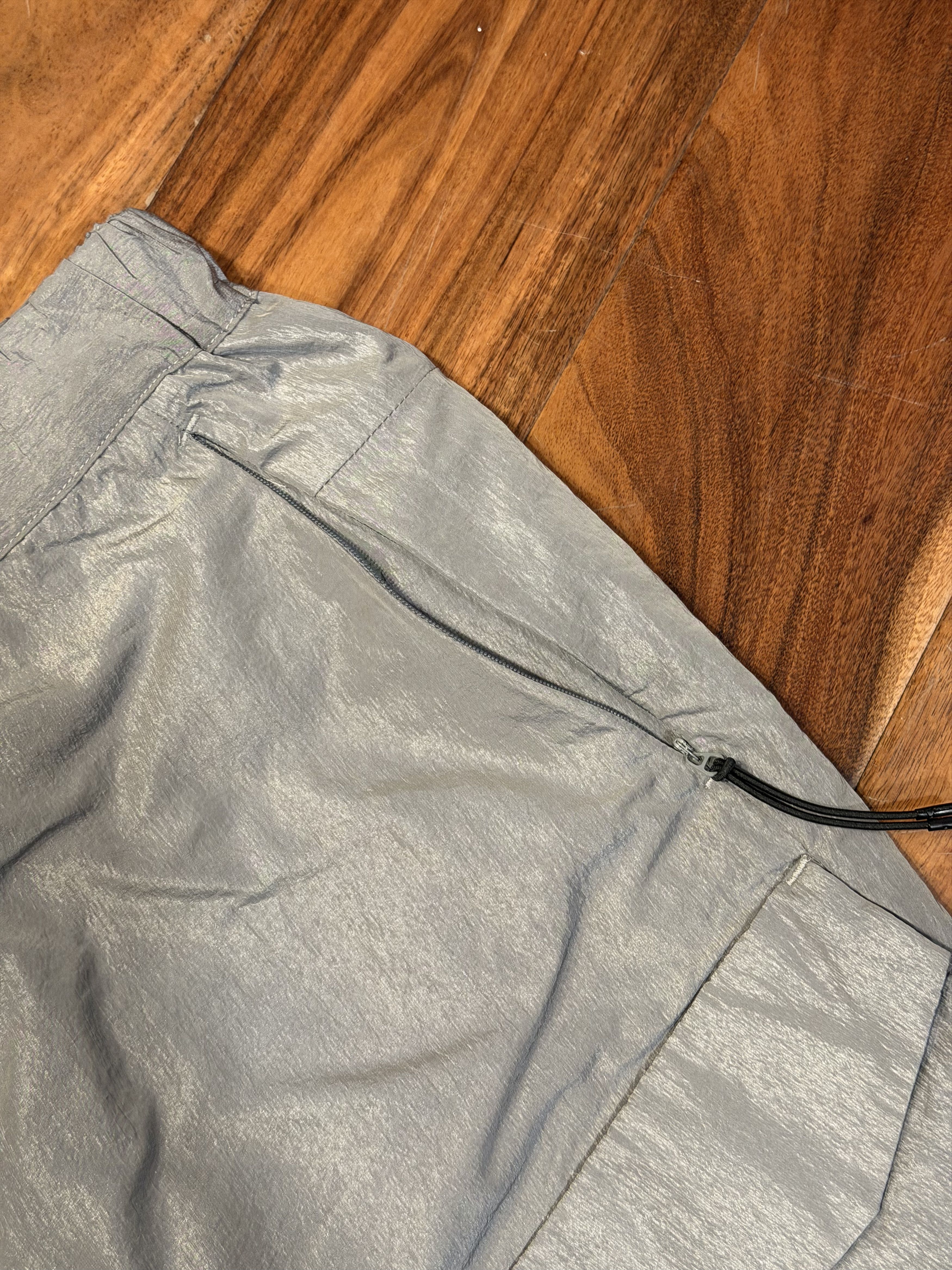 Other Wrinkle Nylon Convertible Cargo Pants - Silver Size US 33 - 5 Thumbnail