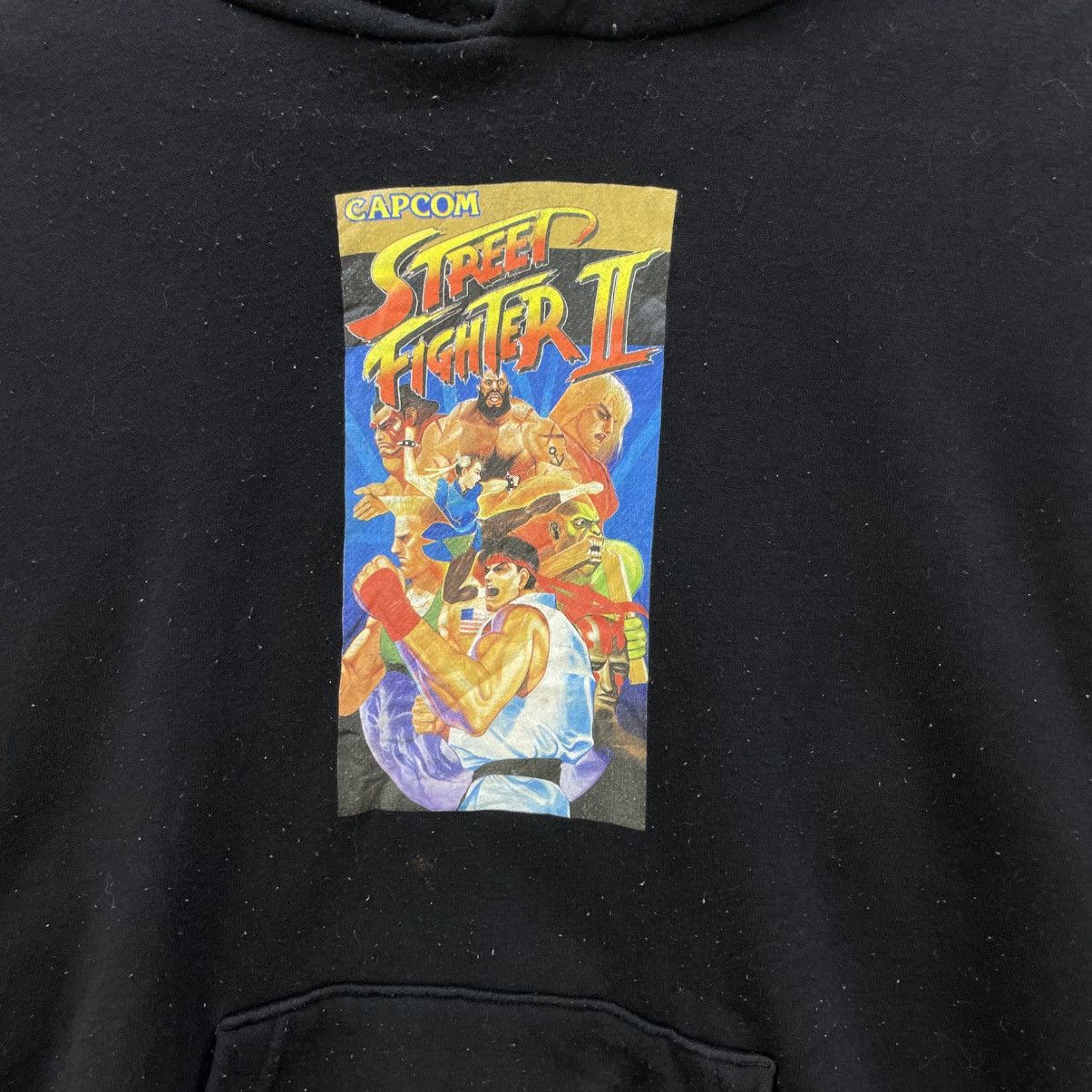 Playstation 💥Awesome Video Game Capcom Street Fighter II Pullover Hooded Size US M / EU 48-50 / 2 - 4 Thumbnail