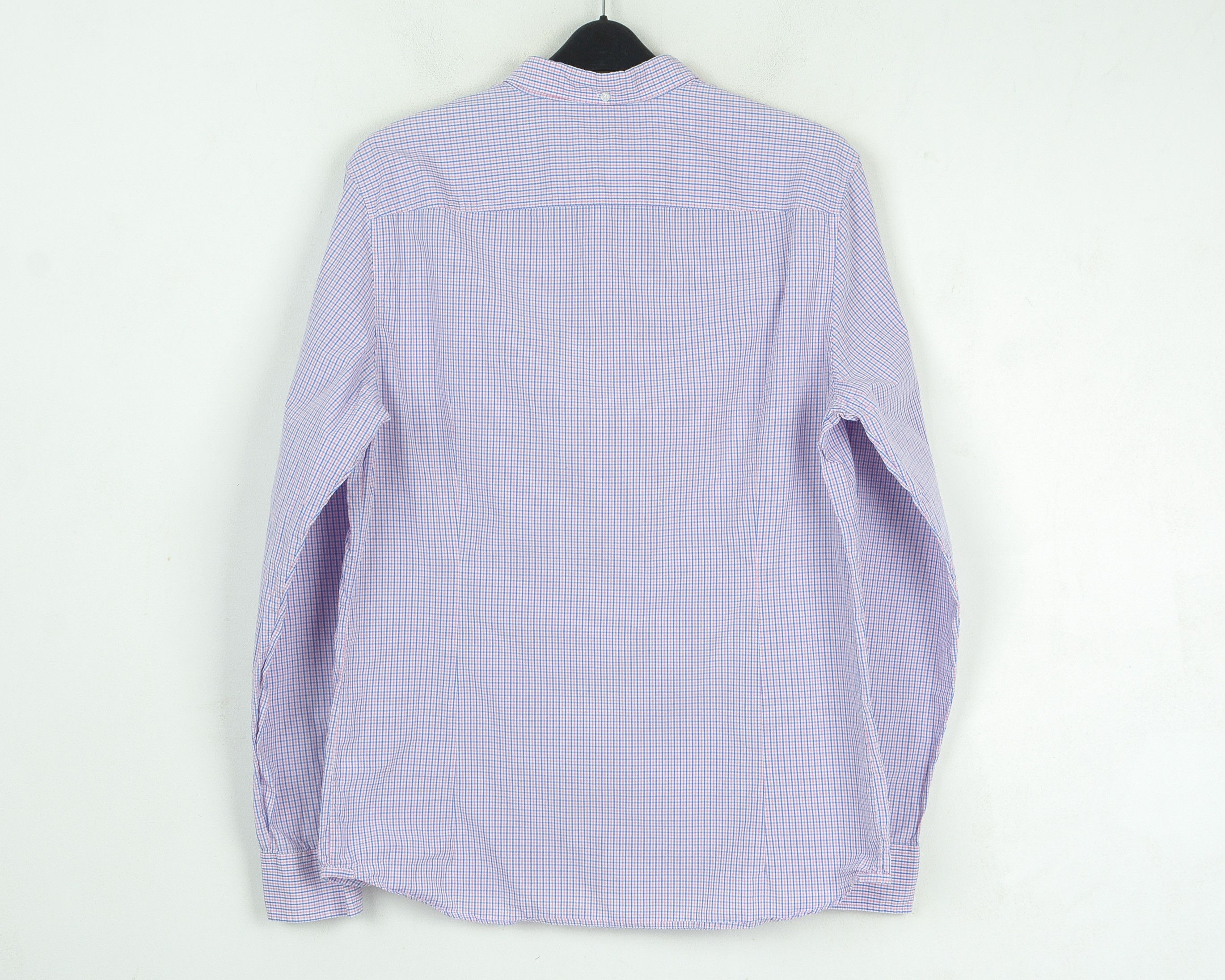 Peak Performance Men's Casual Slim Shirt Check Tartan Long Sleeve Button Top Size US XL / EU 56 / 4 - 5 Thumbnail