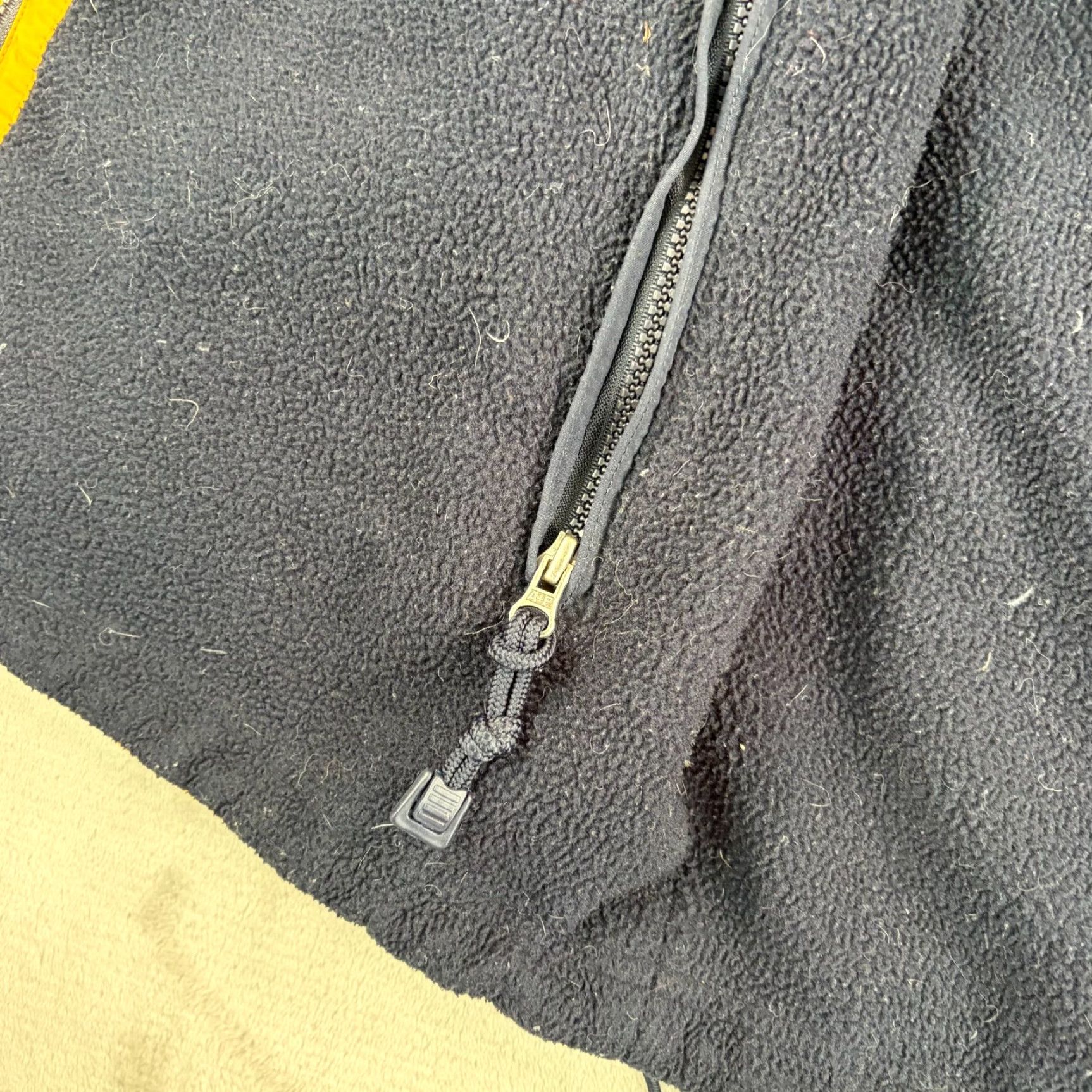 Abercrombie & Fitch VINTAGE Abercrombie & Fitch A92 Ski Jacket Men M Yellow Windbreaker Waterproof Fleece Lined Zipper Pockets 90s Outdoors Size US M / EU 48-50 / 2 - 6 Thumbnail