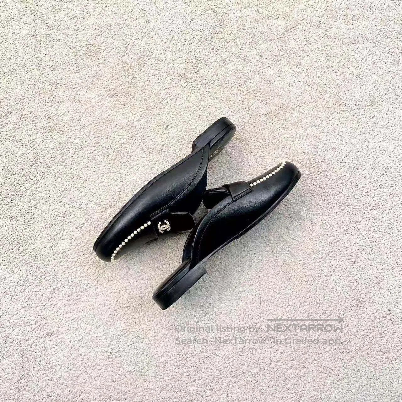 Chanel Chanel Pearl double C logo mules| Size US 4.5 / IT 34.5 - 3 Thumbnail
