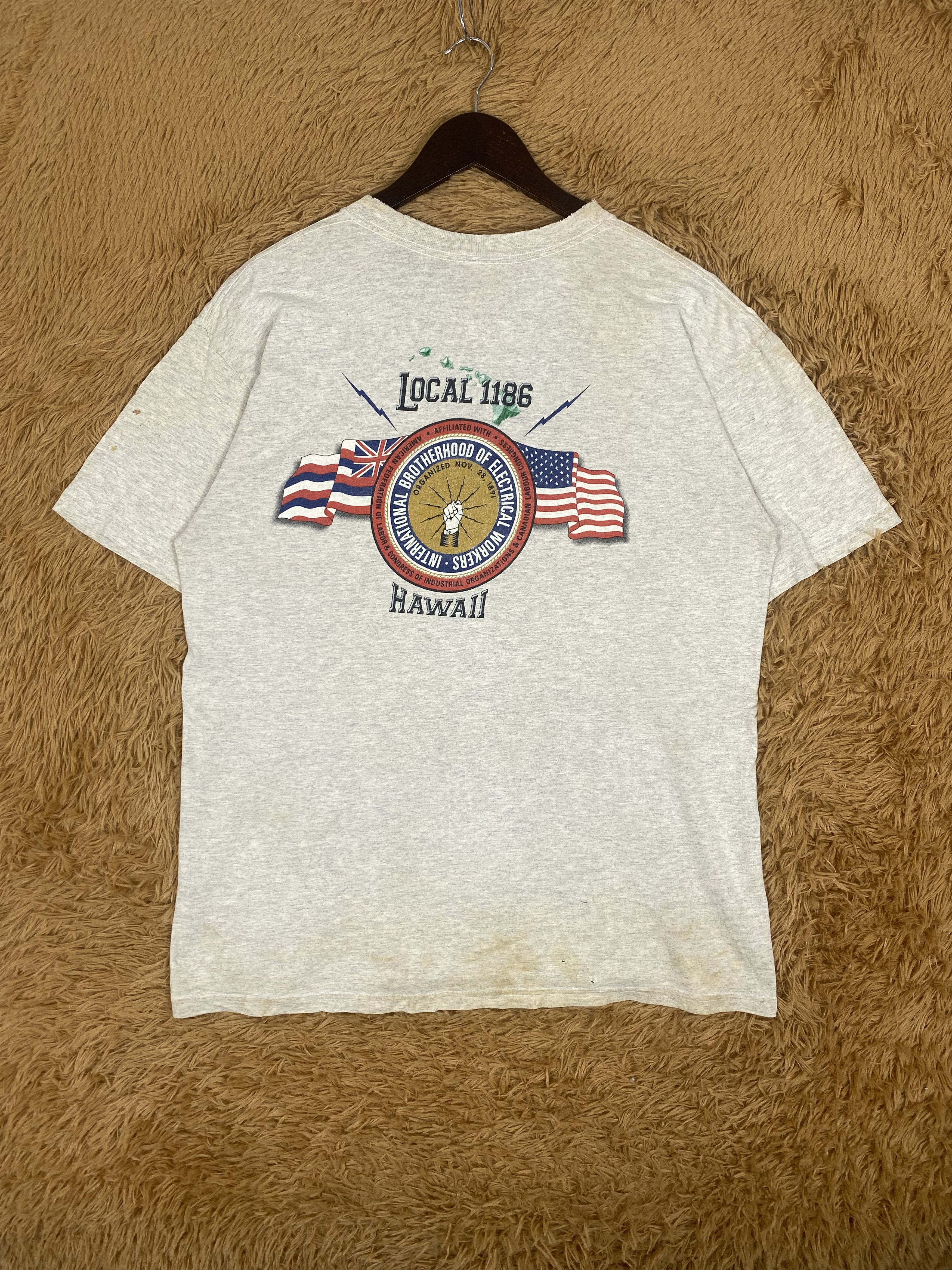 Anvil Vintage Anvil Local Union T-Shirts Size US L / EU 52-54 / 3 - 1 Thumbnail