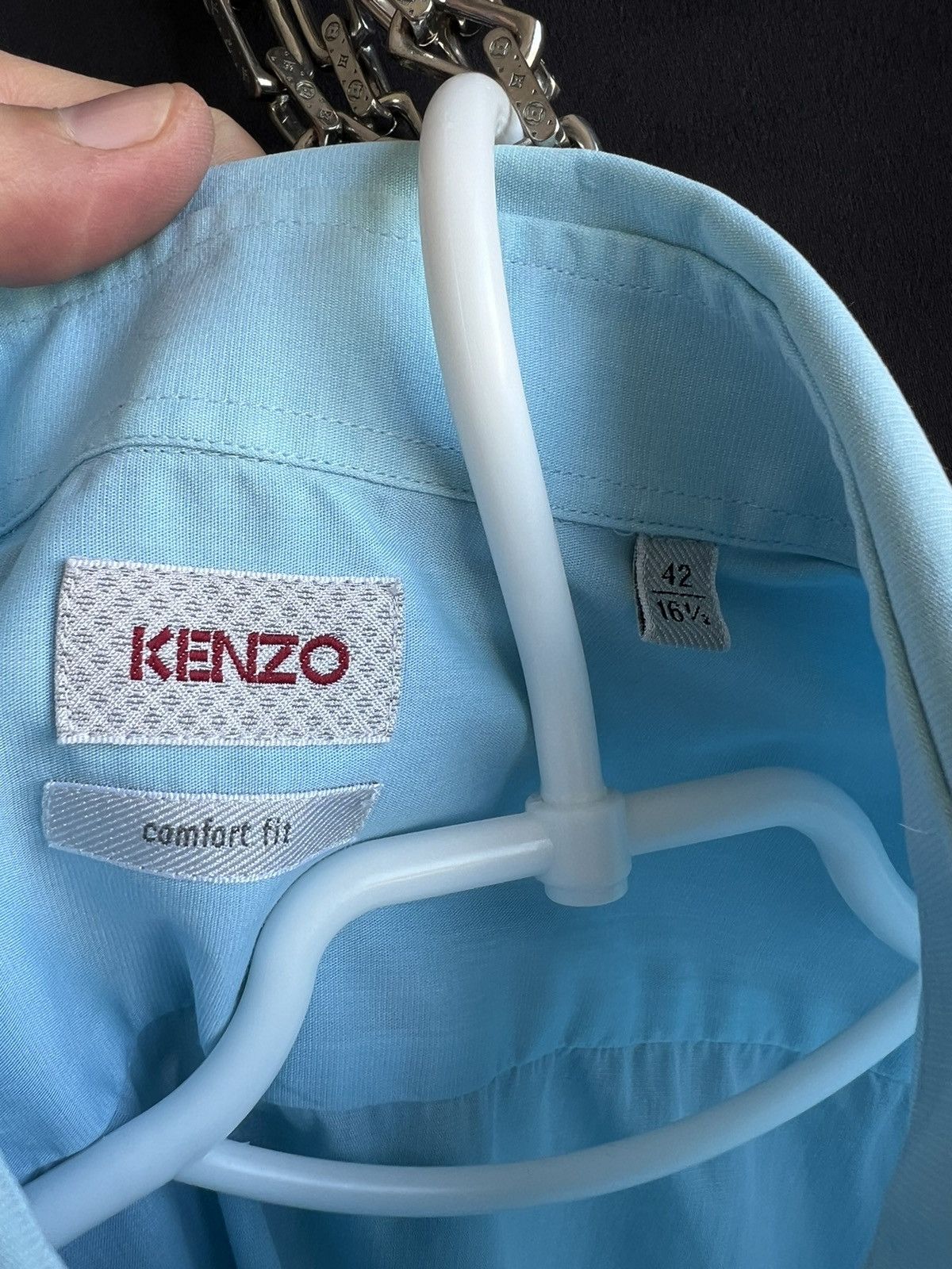 Kenzo KENZO Men’s Shirt Short Sleeve Size 42 161/2 Size US L / EU 52-54 / 3 - 5 Thumbnail