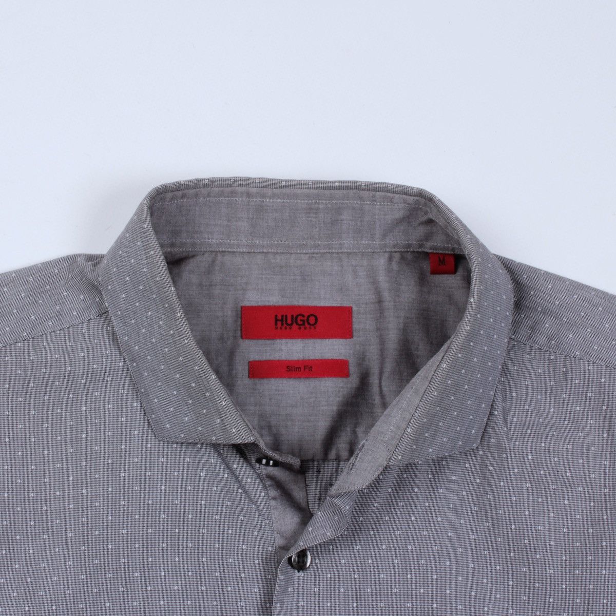 Designer × Hugo Boss HUGO BOSS Erondo Polka Dot Long Sleeve Shirt Dress Casual Size US M / EU 48-50 / 2 - 5 Thumbnail