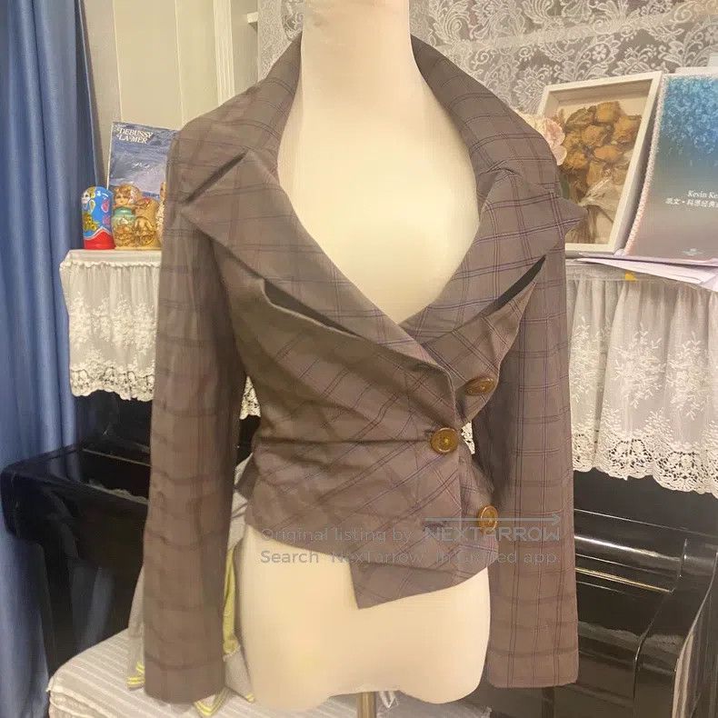 Vivienne Westwood Vivienne Westwood Waist-Cinched Side-Buttoned Blazer Jacke Size S / US 4 / IT 40 - 2 Thumbnail