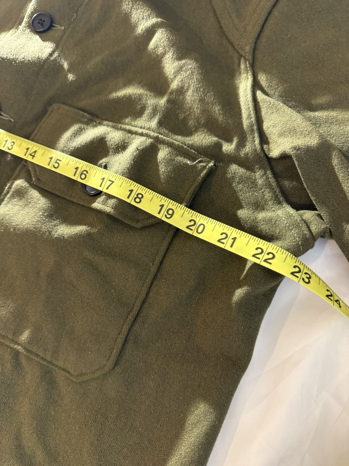 Vintage ***FINAL DROP***RARE 60s HEAVY WOOL MILITARY BUTTON UP M-XL Size US L / EU 52-54 / 3 - 3 Thumbnail