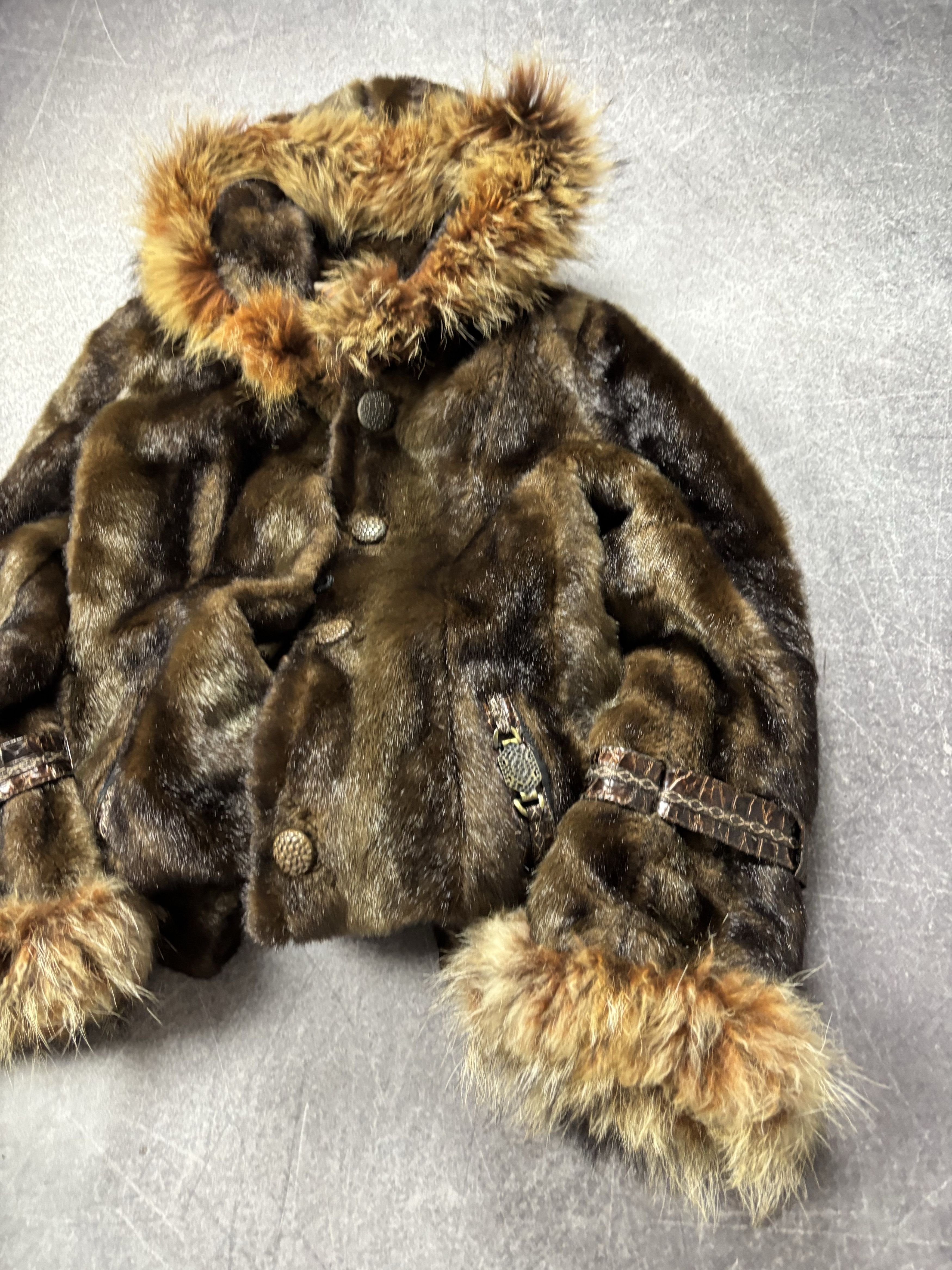 Yohji Yamamoto 80-90S YOHJI YAMAMOTO STYLE LUXURY FAUX FUR COAT JACKET Size M / US 6-8 / IT 42-44 - 5 Thumbnail