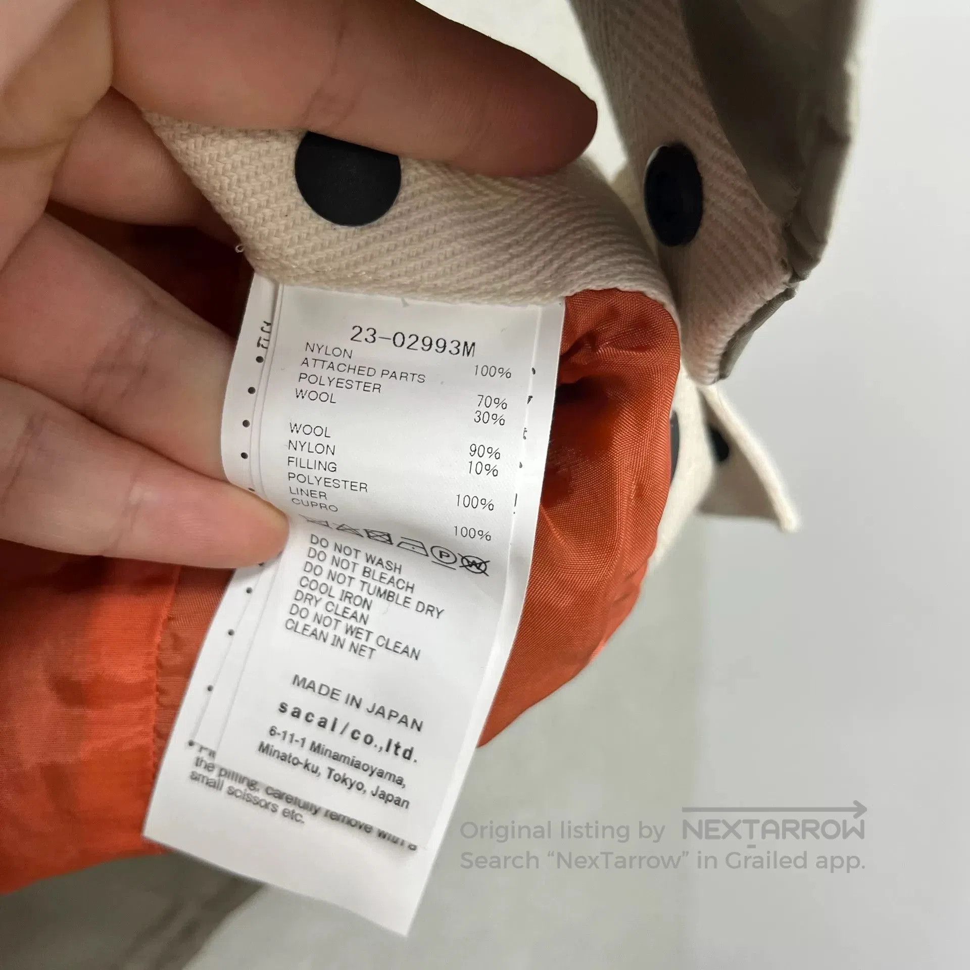 Sacai sacai double-layered nylon vest with side ties. Size US M / EU 48-50 / 2 - 3 Thumbnail