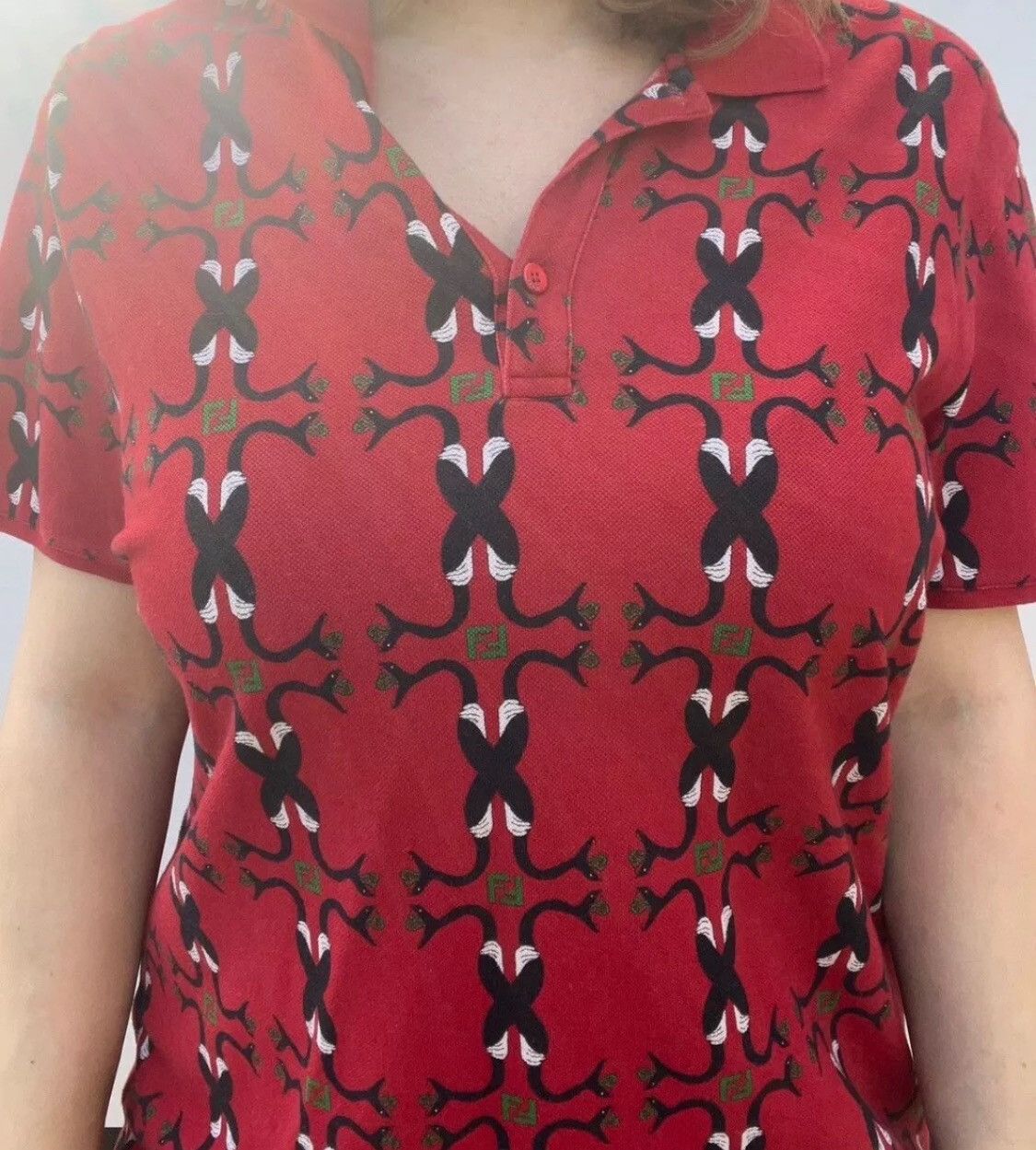 Fendi Rare Fendi polo Size US XL / EU 56 / 4 - 5 Thumbnail