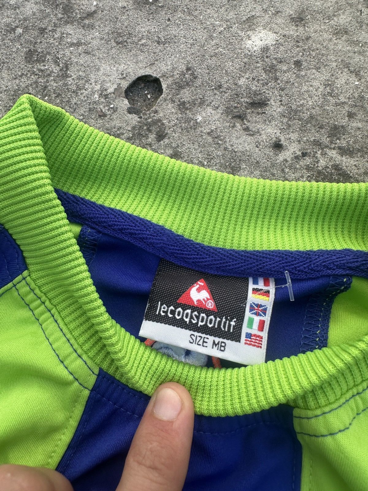 Le Coq Sportif Vintage Le Coq Sportif Big Logo T-shirt Lampas Rare S Casual Size US S / EU 44-46 / 1 - 5 Thumbnail