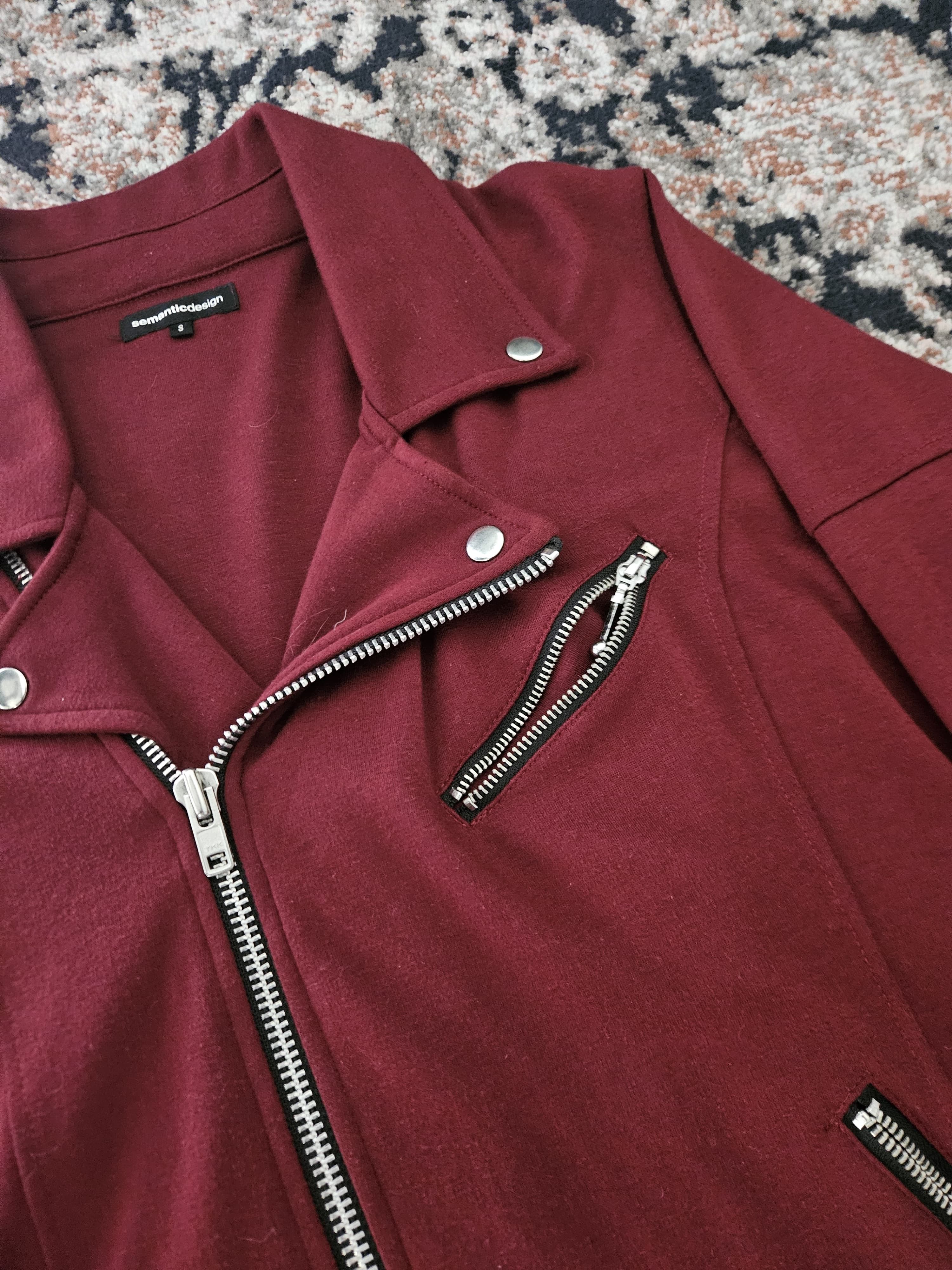 semanticdesign Cotton Biker Zip-Up Size US S / EU 44-46 / 1 - 4 Thumbnail