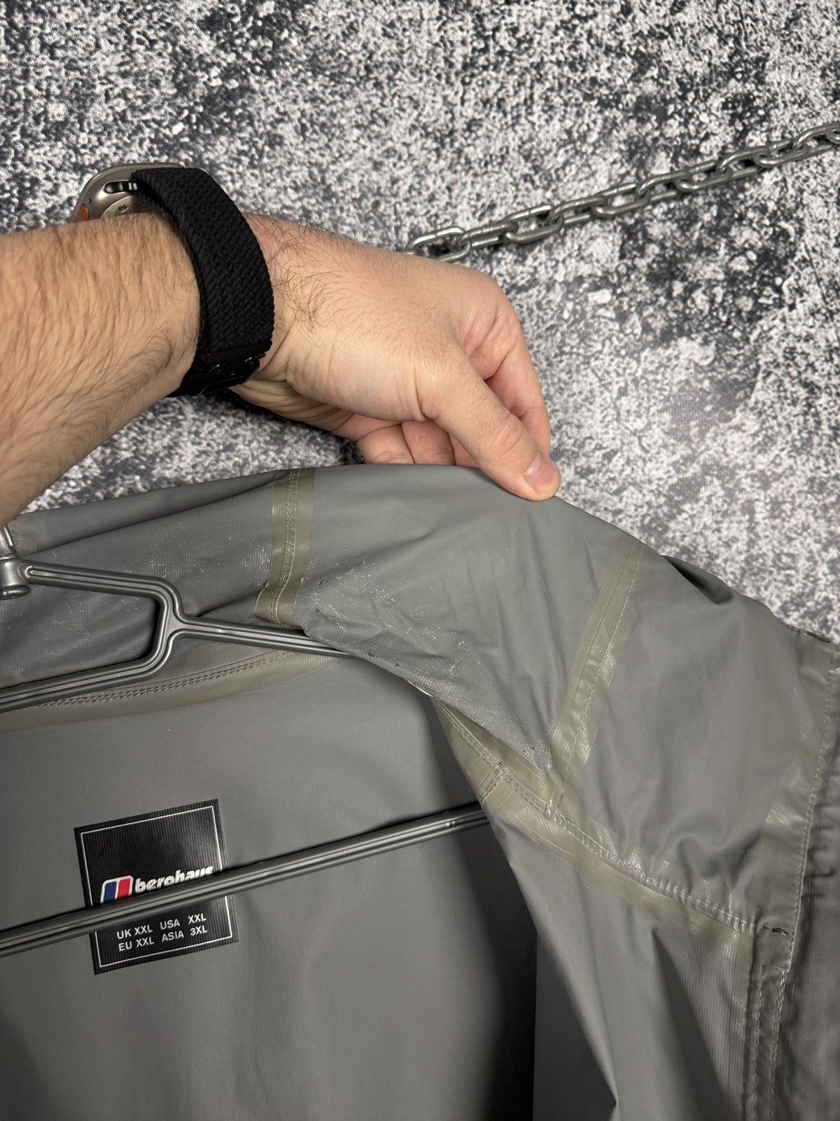 Berghaus Berghaus Lightweight Jacket Waterproof Windbreaker Gray XXL Size US XXL / EU 58 / 5 - 18 Thumbnail
