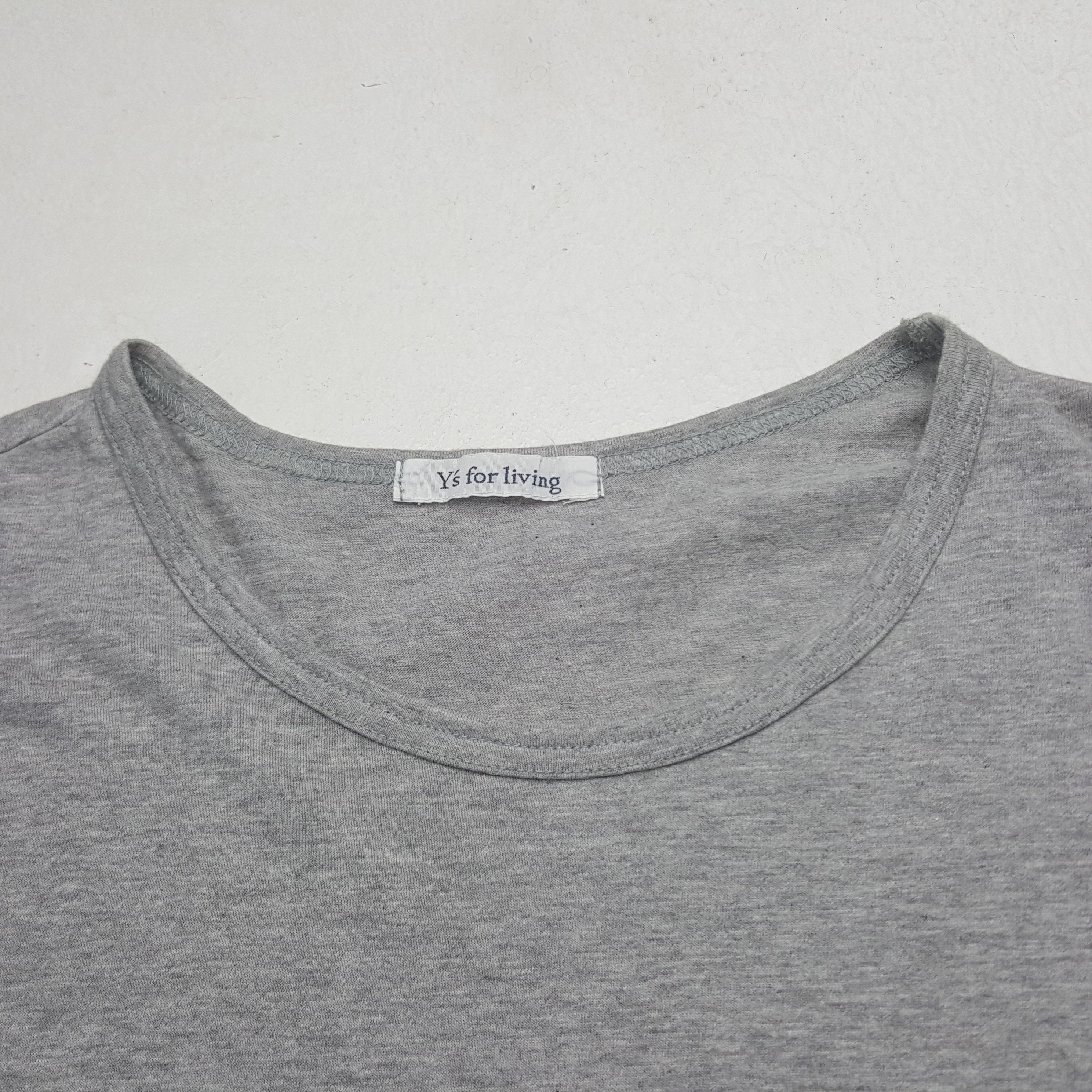 Yohji Yamamoto Vintage Y's For Living by Yohji Yamamoto Tshirt RR9 Size US M / EU 48-50 / 2 - 4 Thumbnail