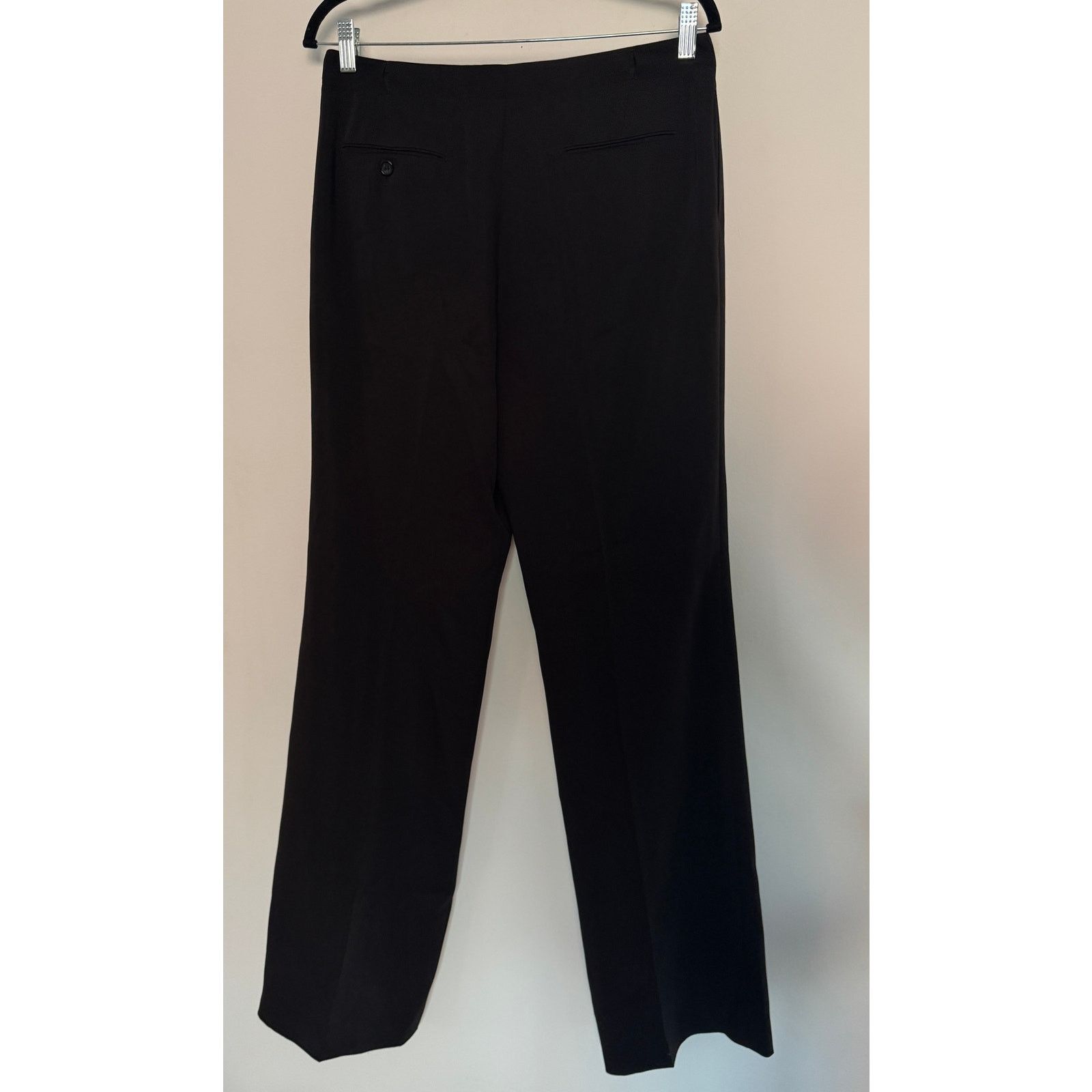 Jil Sander Jil Sander Women's Black Polyester Loose Fit Trousers Size 32" / US 10 / IT 46 - 2 Thumbnail