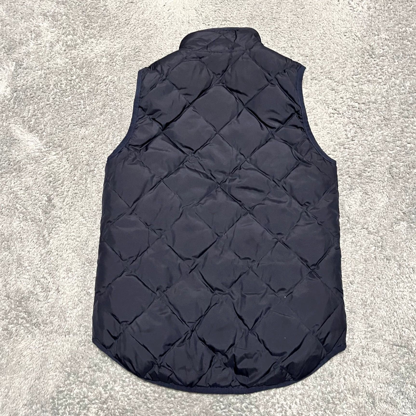 J.Crew VINTAGE J. Crew Vest Womens XXS Excursion Quilted Puffer Jacket Navy Blue Down Size XXS / US 00 / IT 34 - 3 Thumbnail
