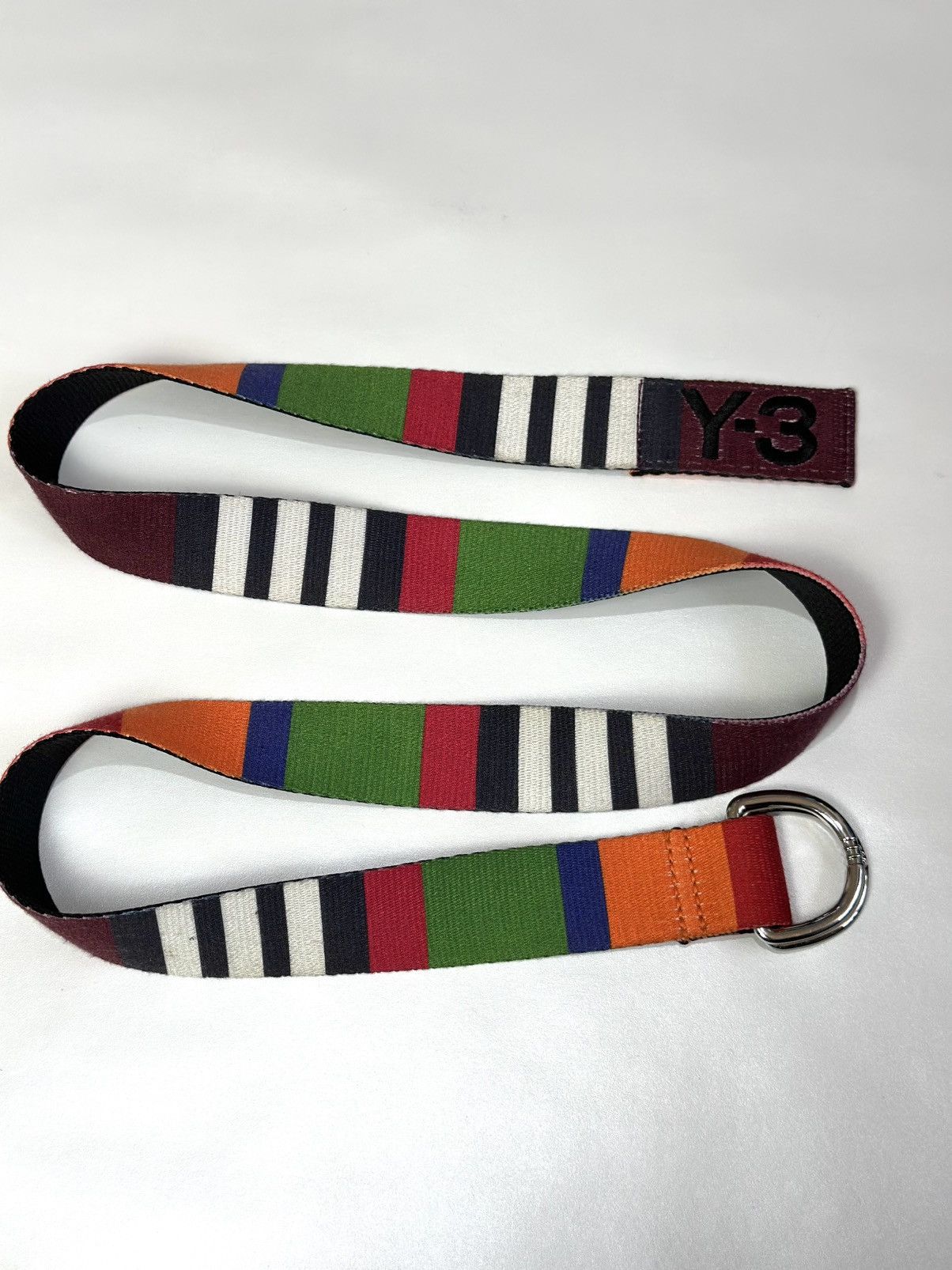 Yohji Yamamoto Y-3 Belt Adidas Logo Belt in Red, Men’s