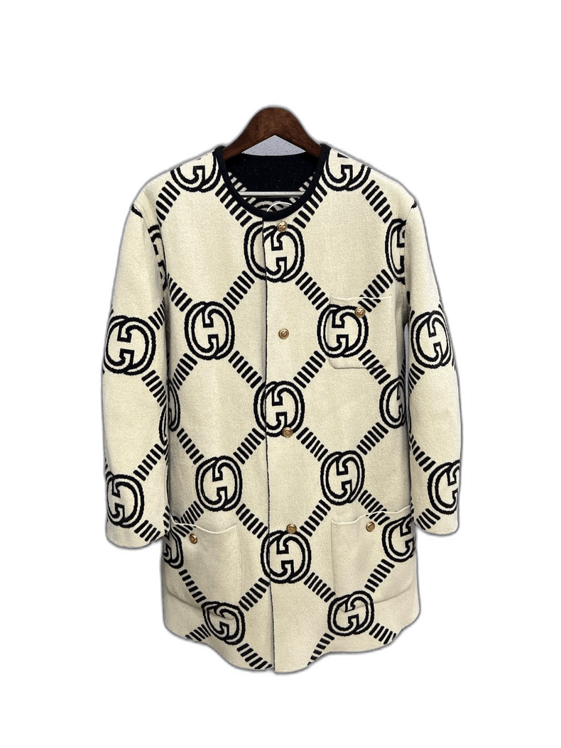 Gucci Gucci Reversible Wool Coat Size US XXL / EU 58 / 5 - 1 Thumbnail