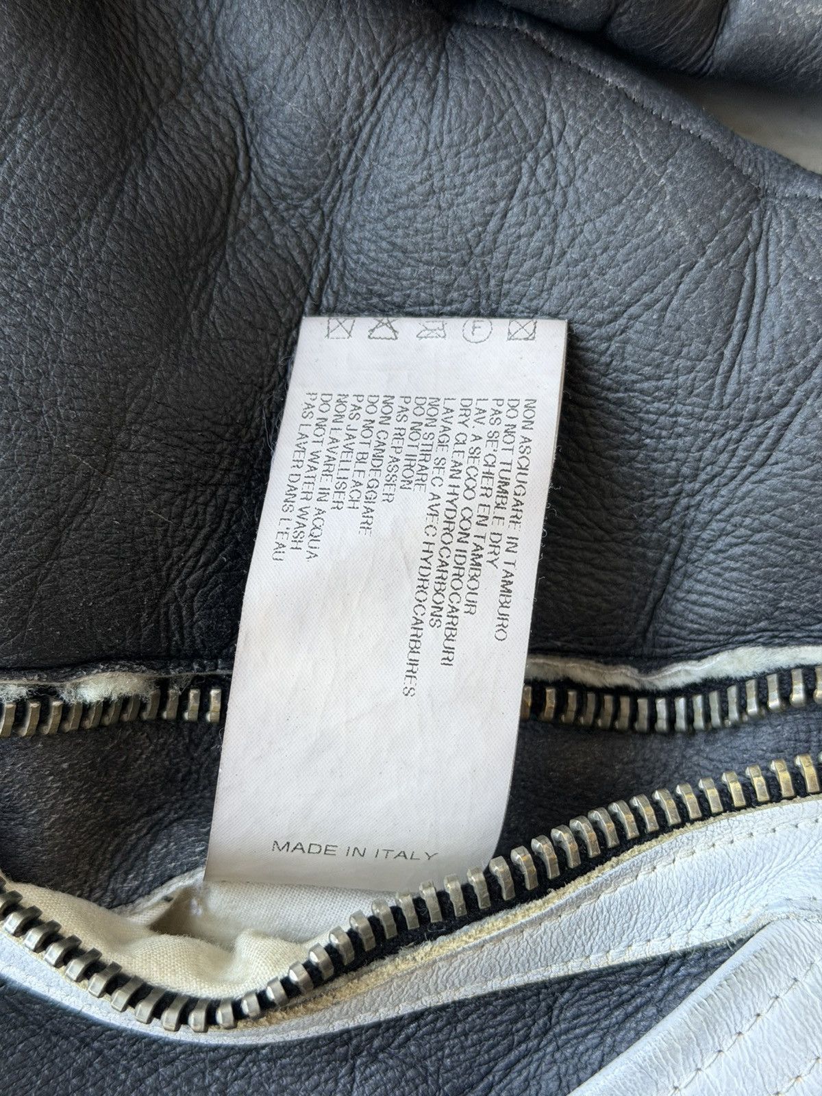 Rick Owens Rick Owens FW08 STAG Black & White Geo Shearling Jacket Size US S / EU 44-46 / 1 - 12 Thumbnail