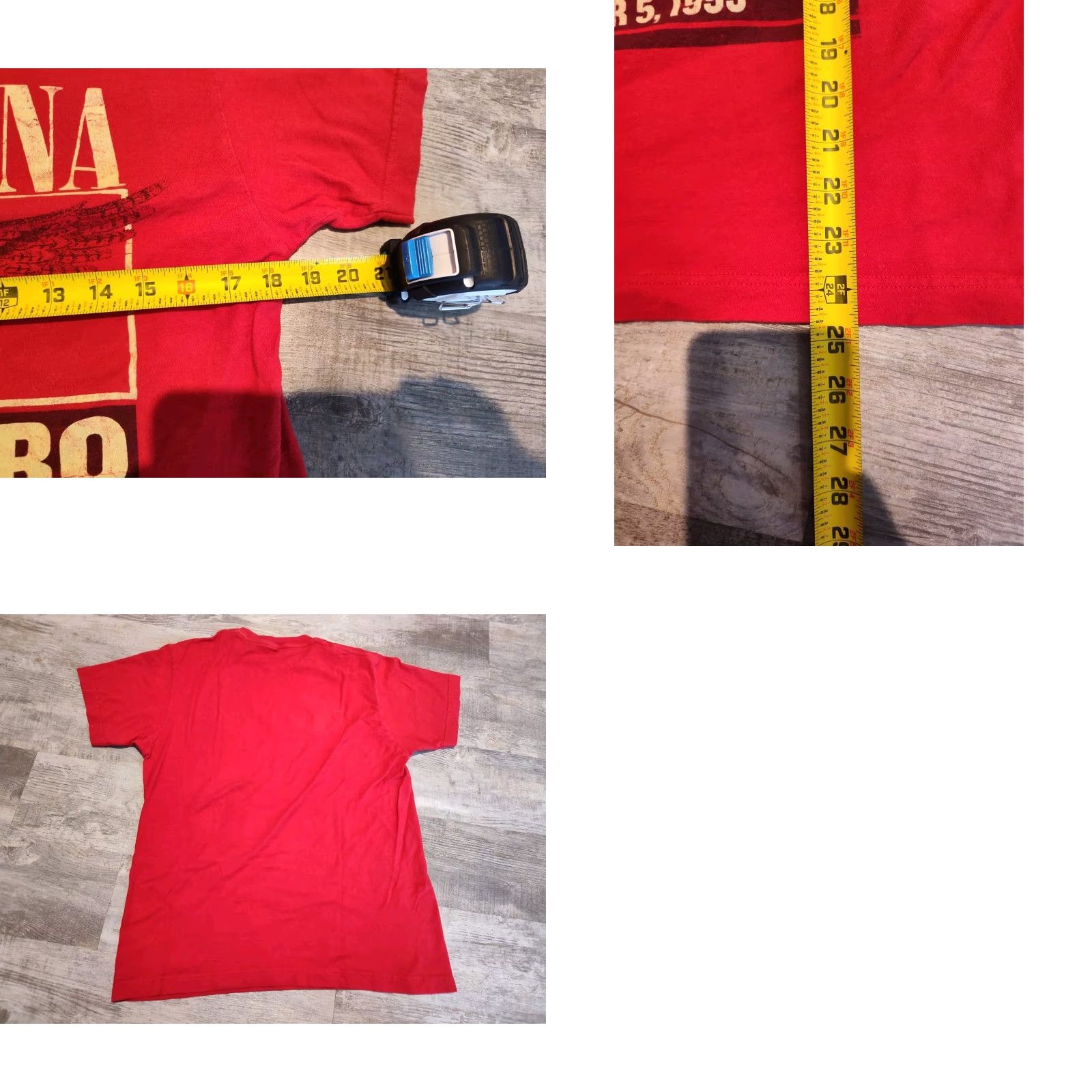 Tultex Nirvana In Utero Tultex Band T-Shirt Medium Red Graphic Print Mens Size US M / EU 48-50 / 2 - 8 Thumbnail
