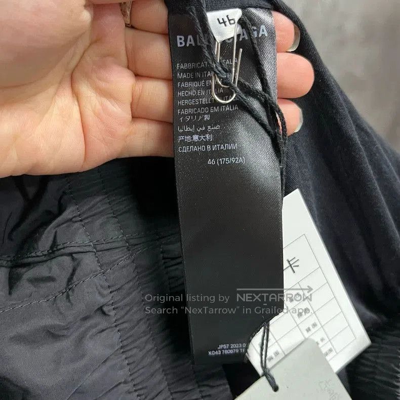 Balenciaga Balenciaga Black Logo Zip Collar Jacket. Size US S / EU 44-46 / 1 - 1 Thumbnail