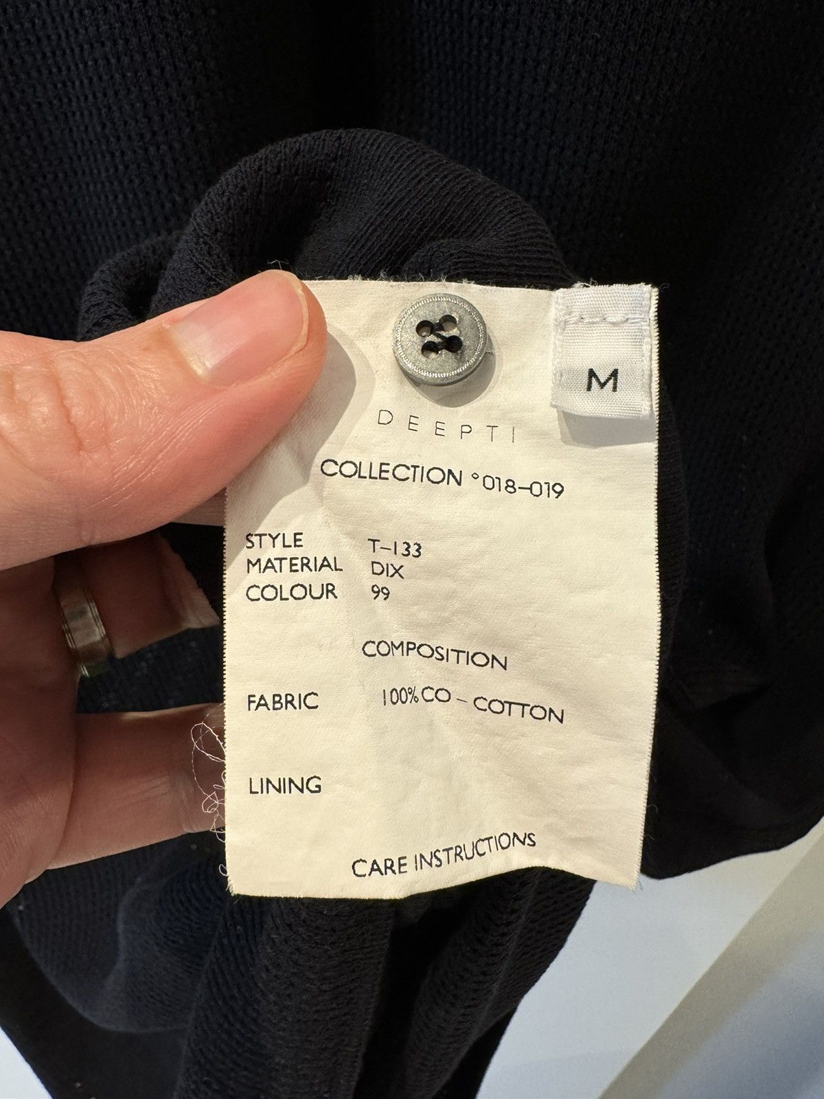 Deepti Deepti - DIX/99 short sleeve tee - with tag Size US M / EU 48-50 / 2 - 6 Thumbnail