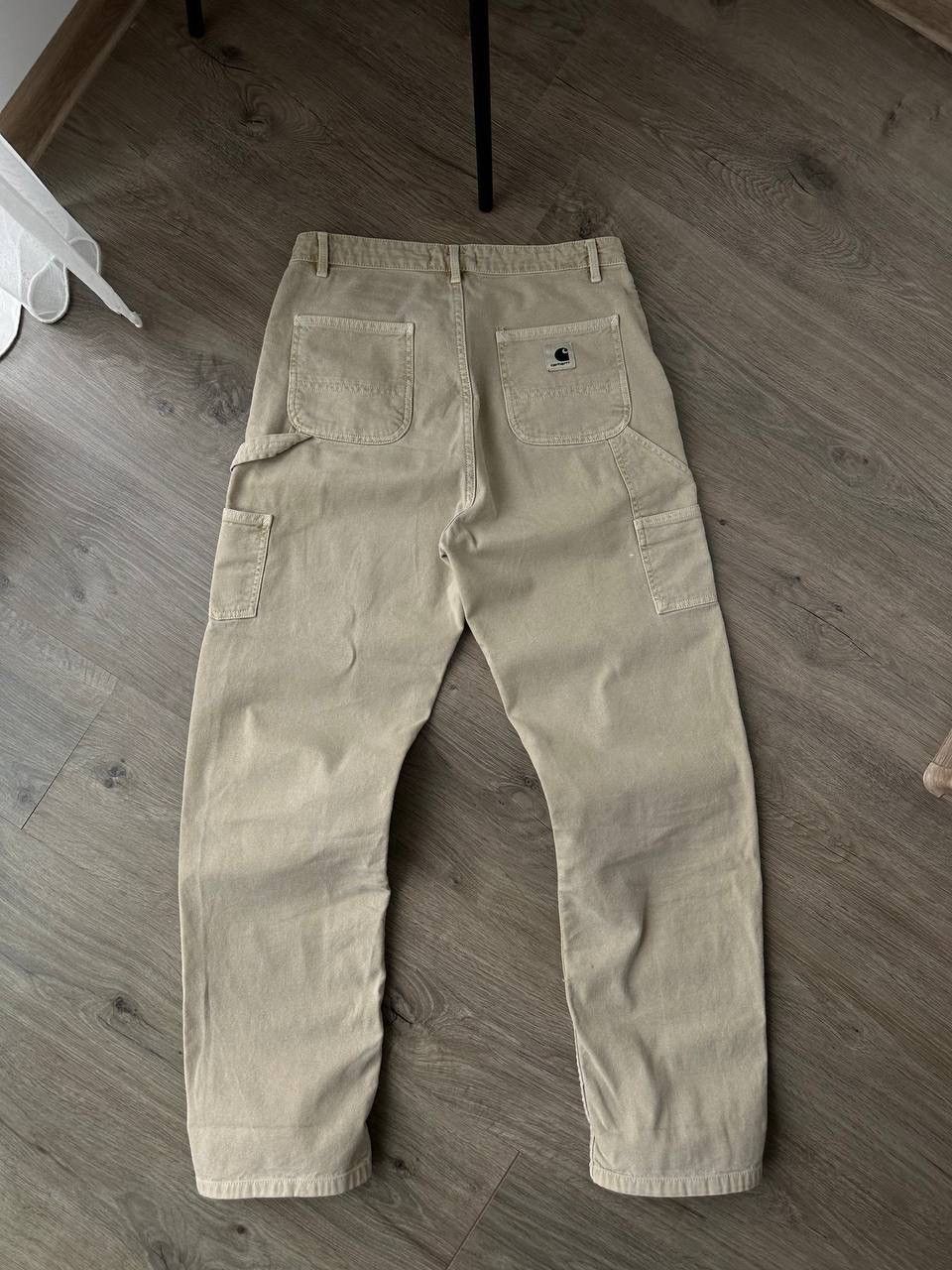 Carhartt Vintage Carhartt WIP Women’s Pierce Straight Beige Pants Size 27" / US 4 / IT 40 - 9 Thumbnail