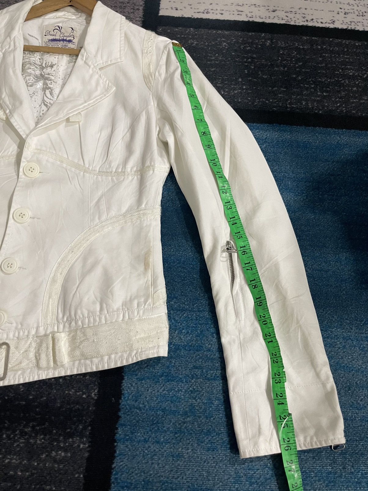 Diesel Diesel Parachute White Jacket Size M / US 6-8 / IT 42-44 - 23 Thumbnail